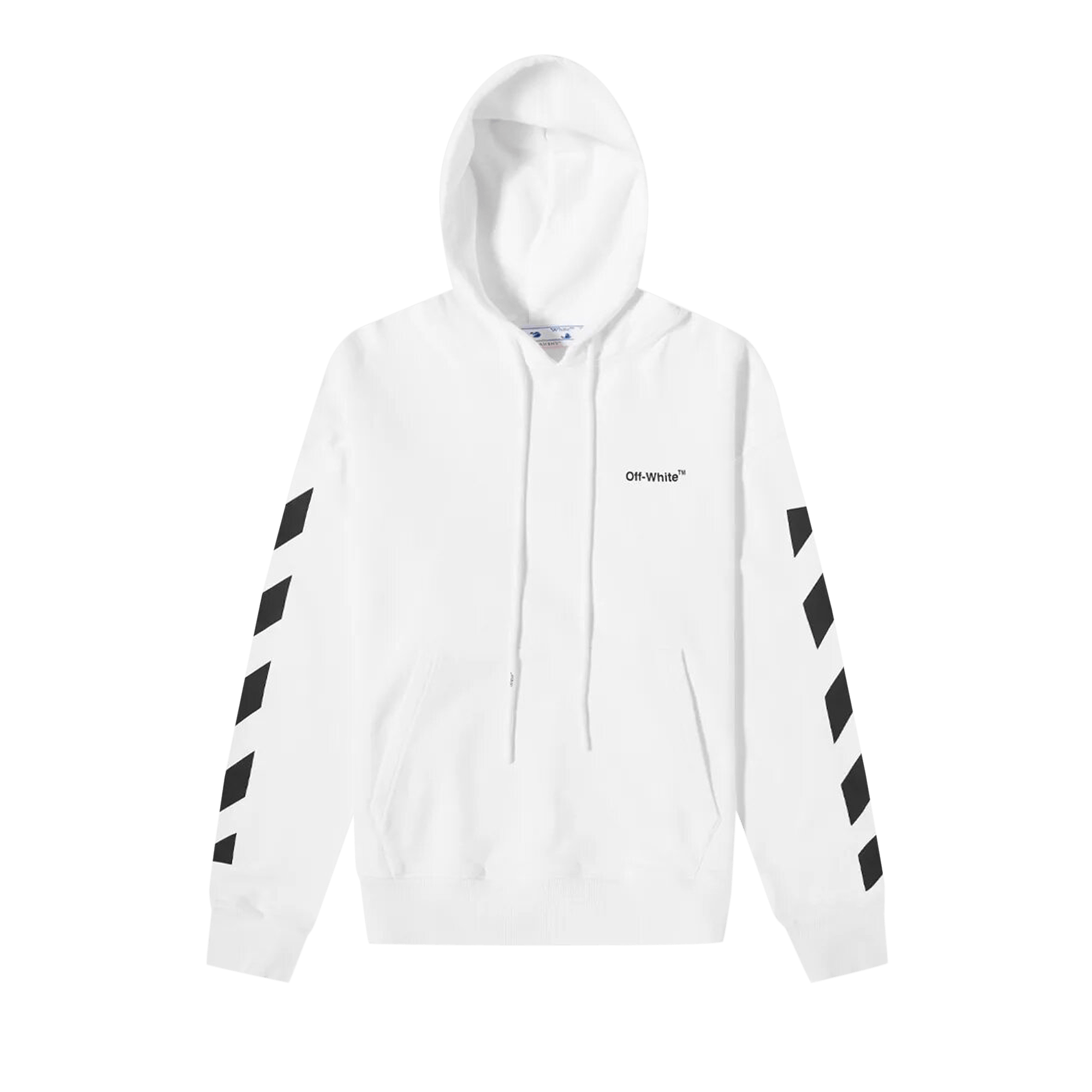 Off-White Drag Helvetica Over Hoodie 'White/Black'