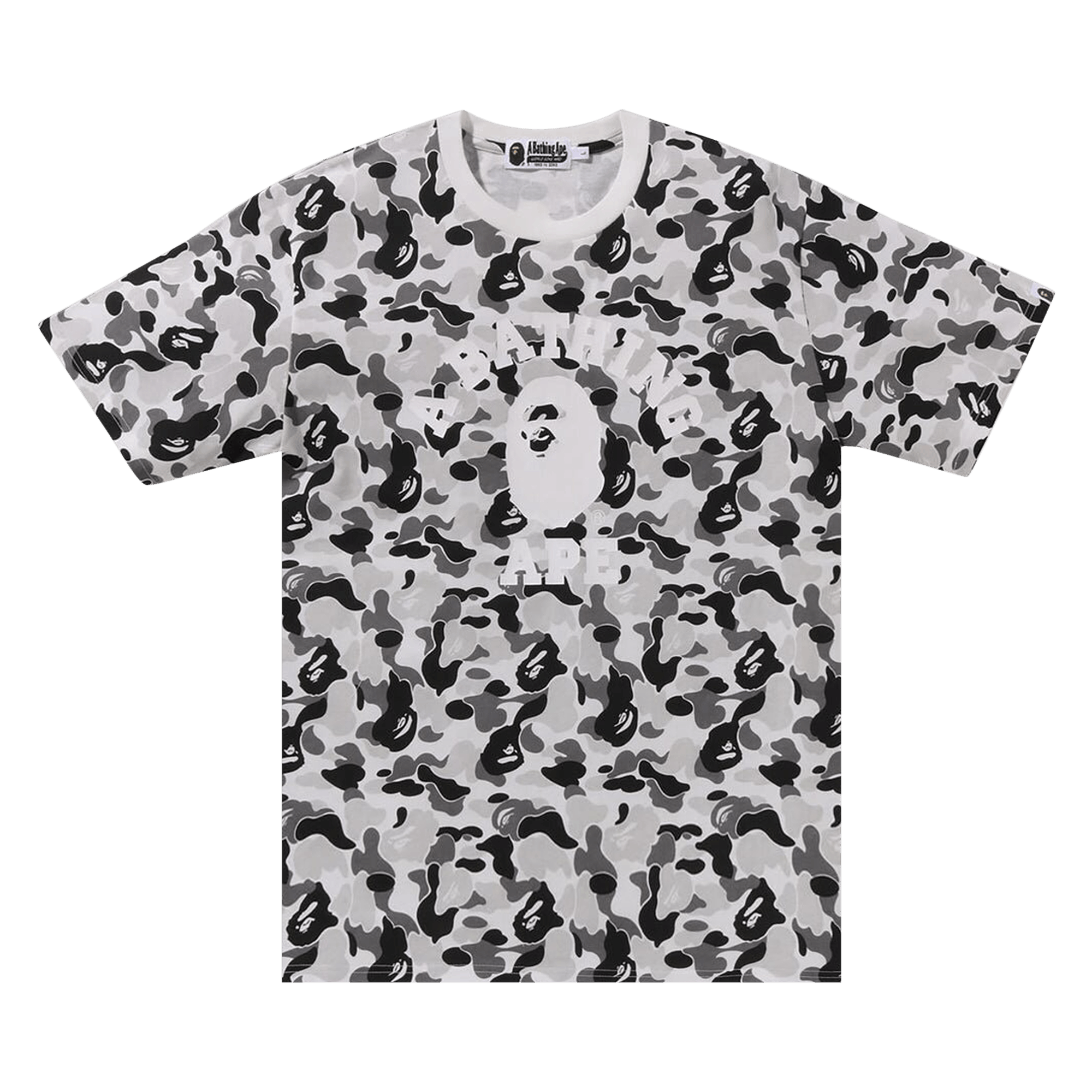 BAPE ABC Camo College T-Shirt 'Grey'