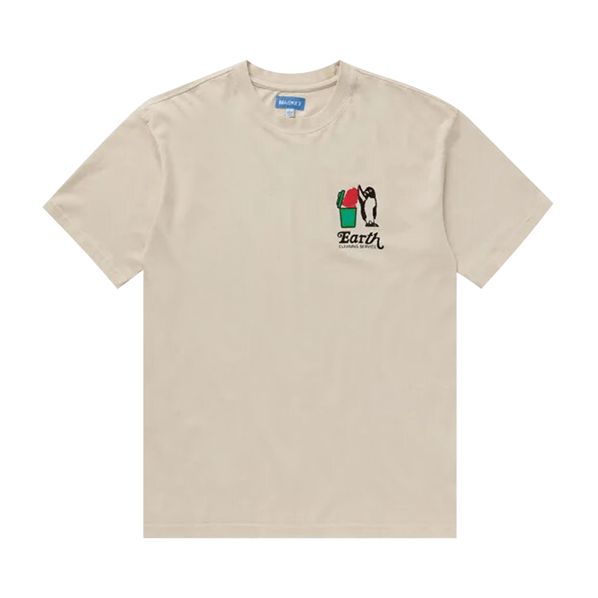 Market Cleaning Service T-Shirt 'Ecru'