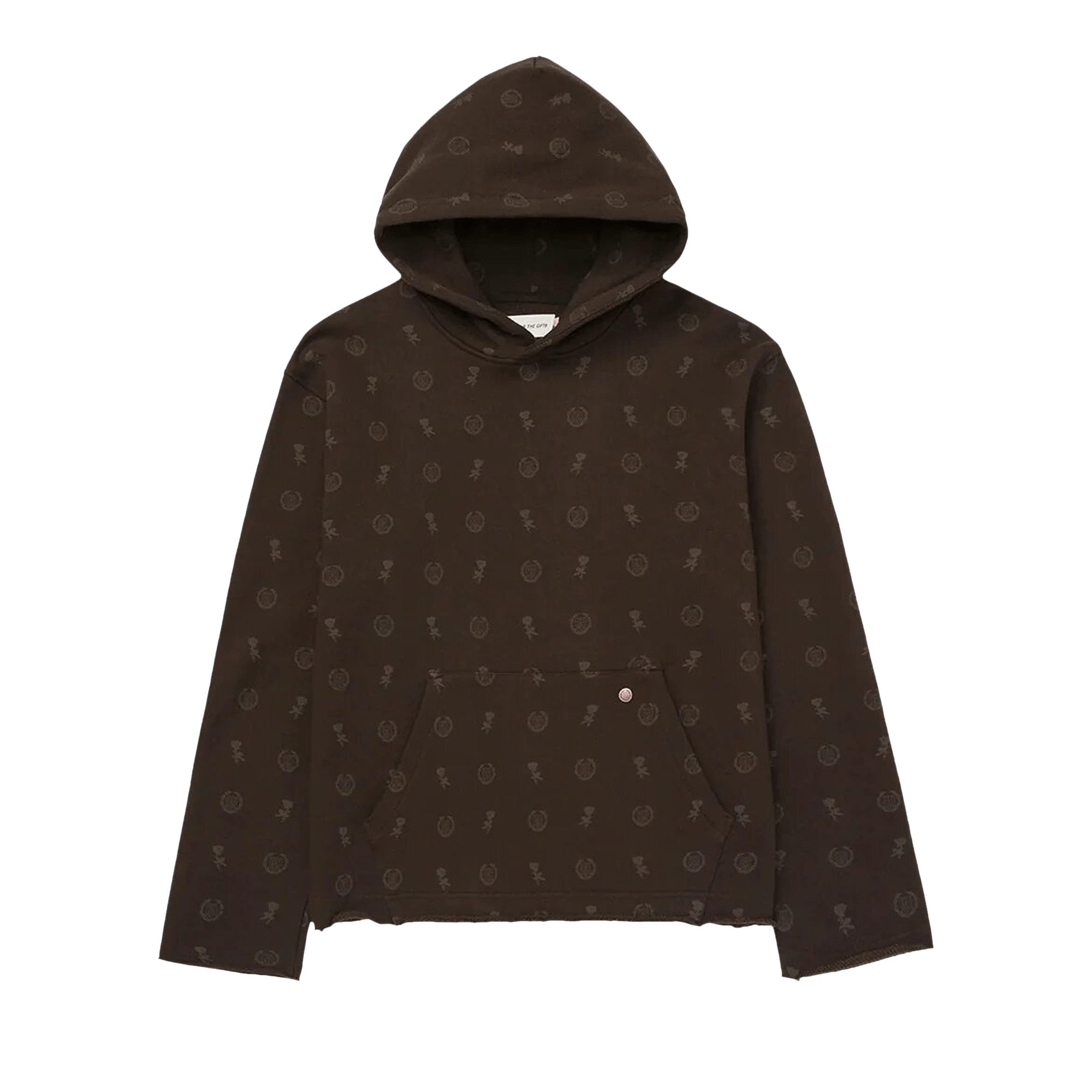 Honor The Gift Raw Edge Hoodie 'Black'