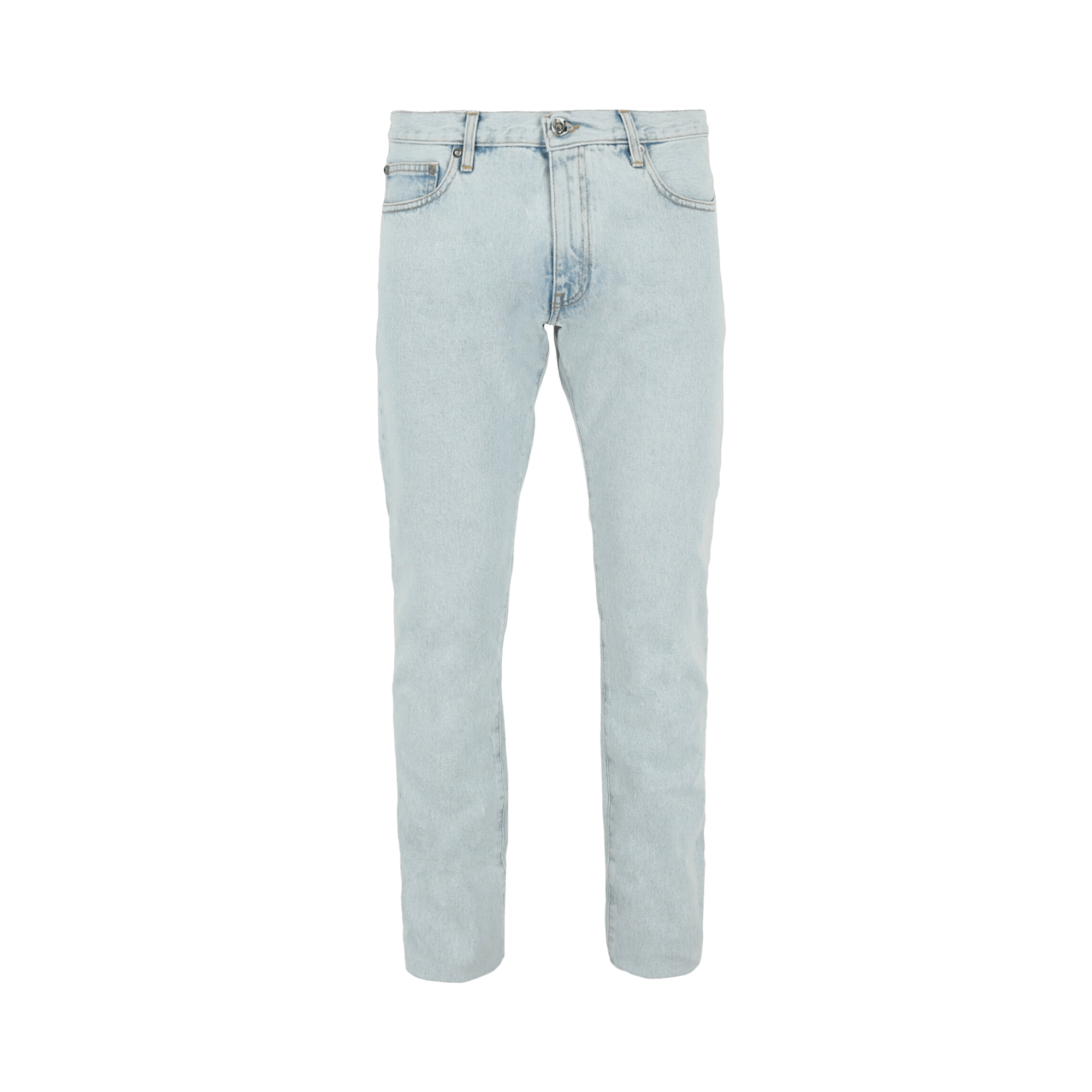 Off-White Diag Tab Slim Jeans 'Bleach Blue'
