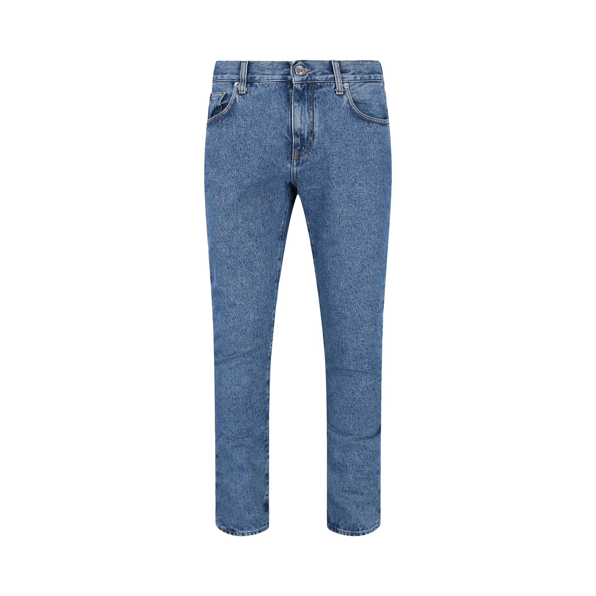 Off-White Diag Print Skinny Jeans 'Blue'