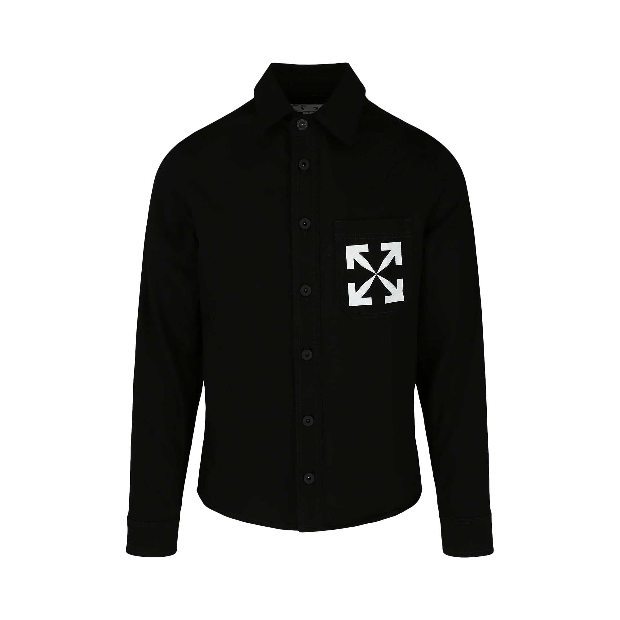 Off-White Arrow Denim Shirt 'Black'