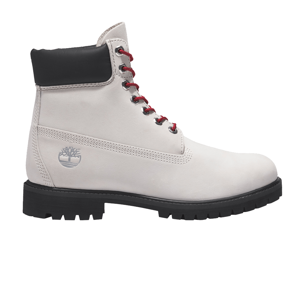 Timberland 6 Inch Premium Boot 'White Black Red'