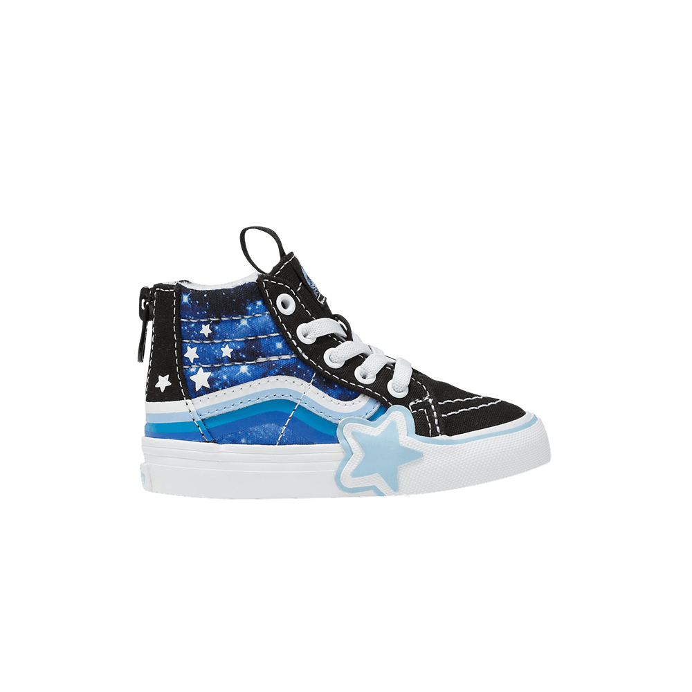 Vans Sk8-Hi Zip Toddler 'Glow Galaxy Black'
