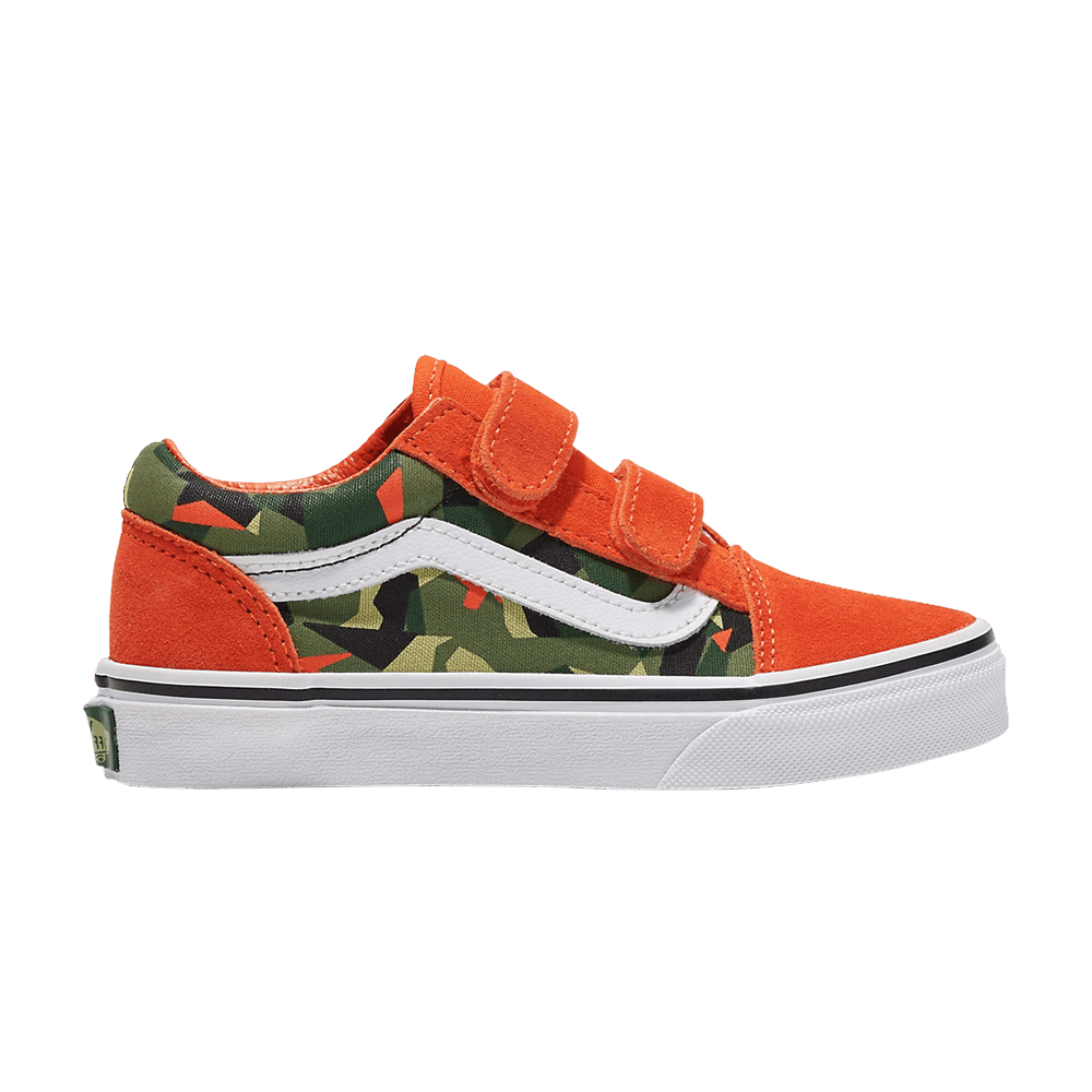 Vans Slip-On V Kids 'Geo Camo Orange'