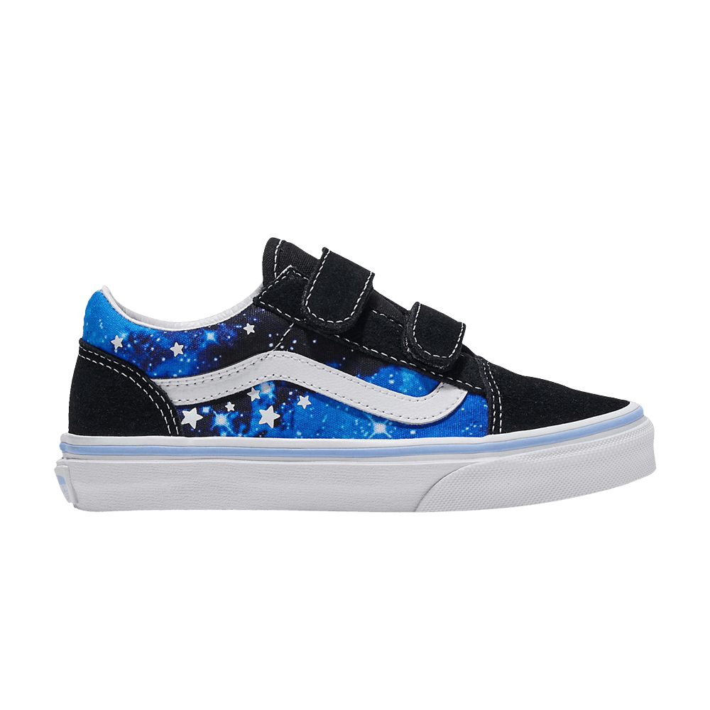Vans Slip-On V Kids 'Glow Galaxy Black'
