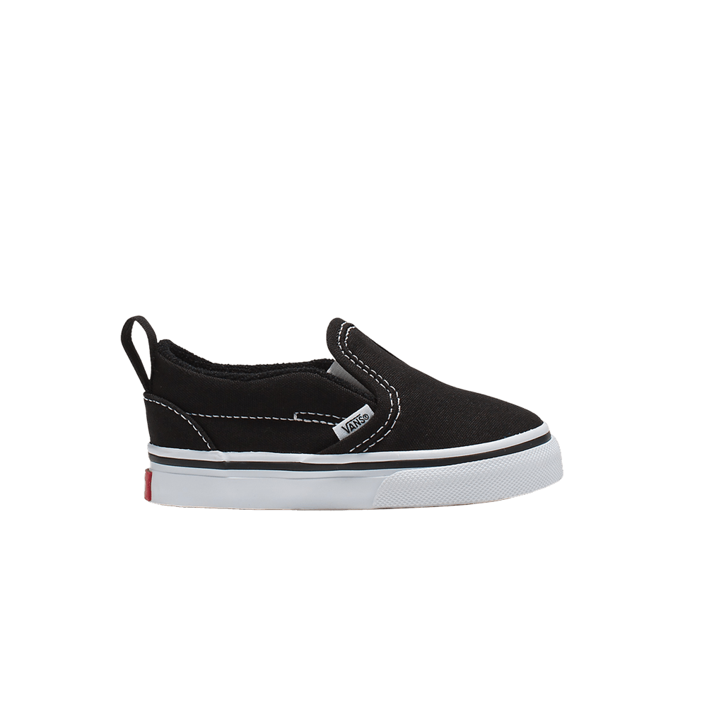 Vans Slip-On V Toddler 'Black White'