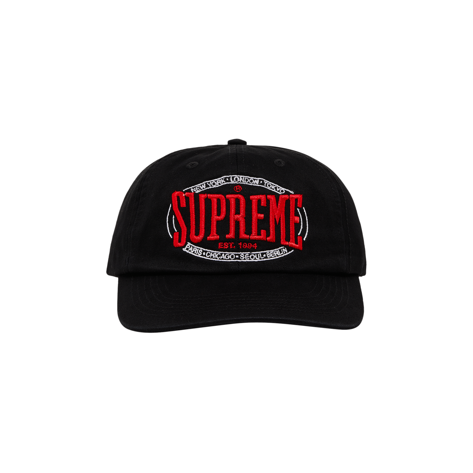 Supreme Warm Up 6-Panel 'Black'