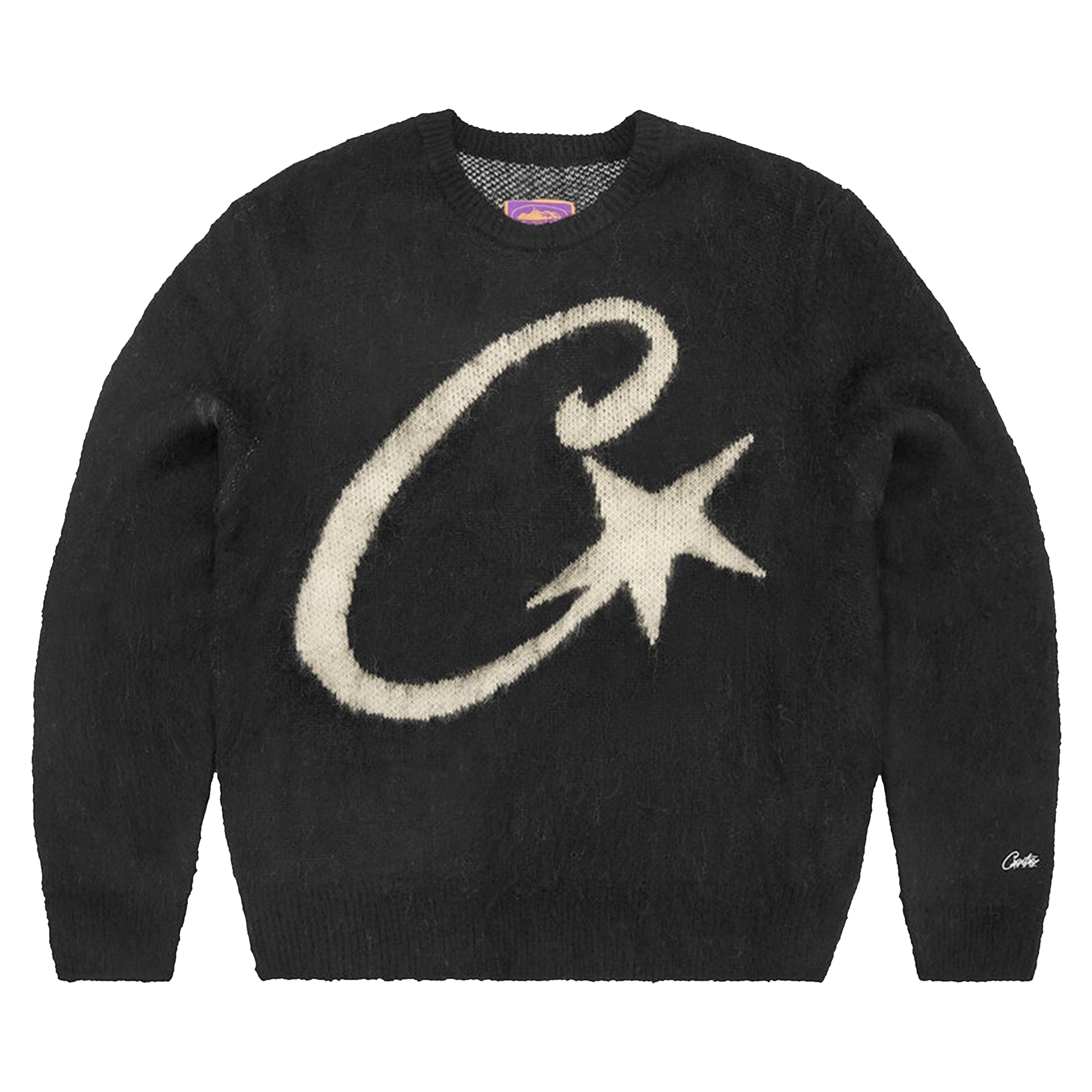 Buy Corteiz C Star Mohair Knit Sweater 'Navy' - 7892 1FW230105CSMK