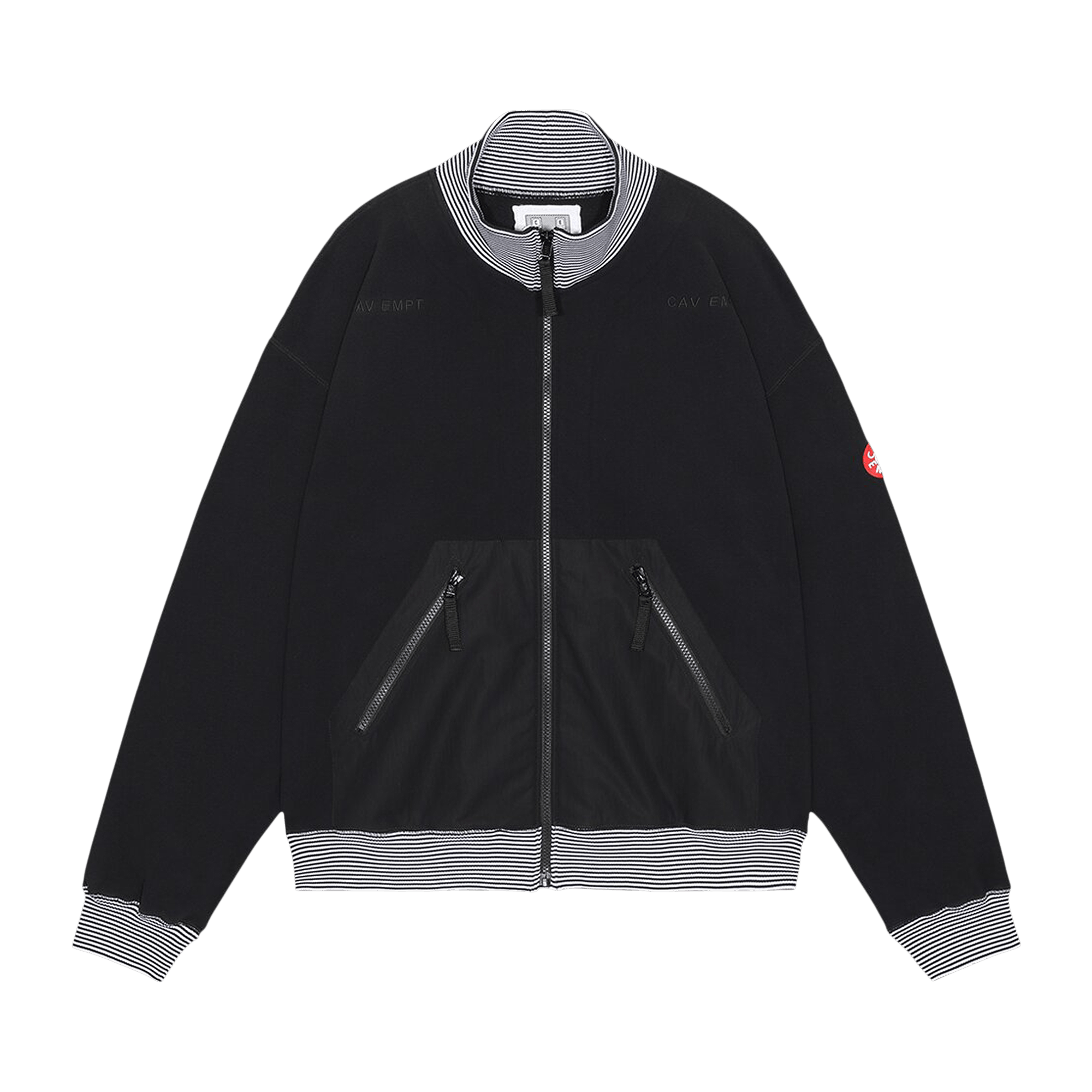 Buy Cav Empt Overdye Paneled Light Zip Jacket 'Black' - CES26CS16
