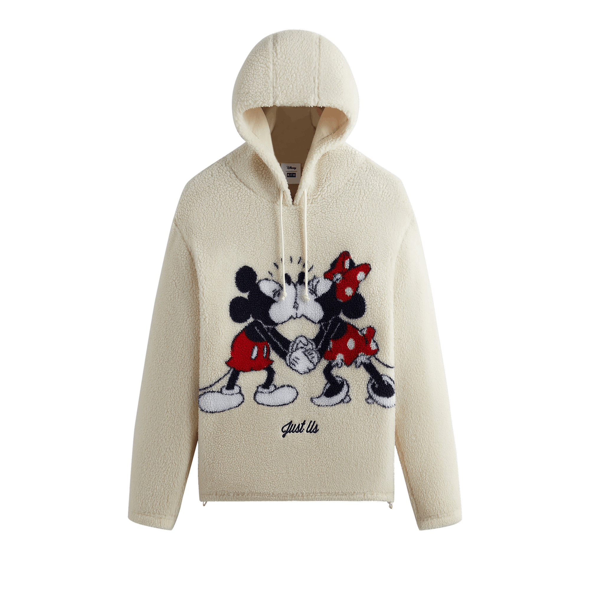 Kith For Mickey & Friends Sherpa Hoodie 'Sandrift'