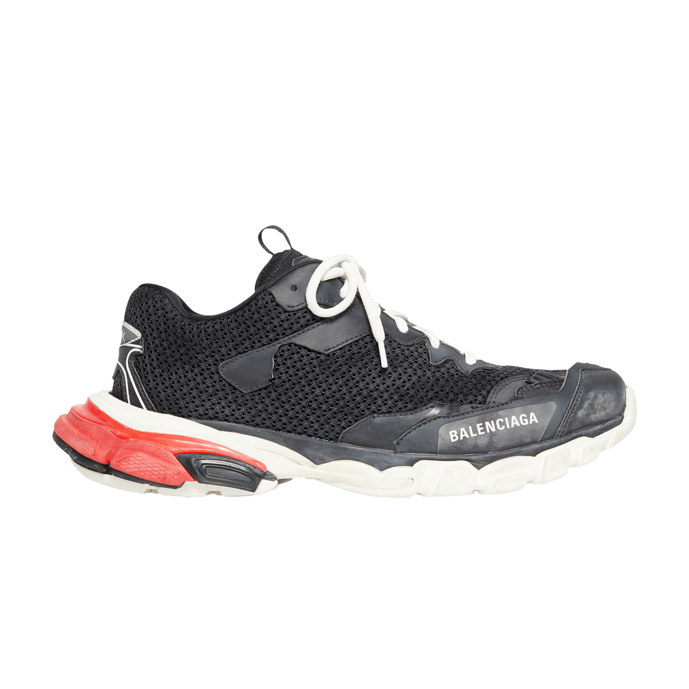 Balenciaga Track.3 Sneaker 'Worn-Out - Black Red'