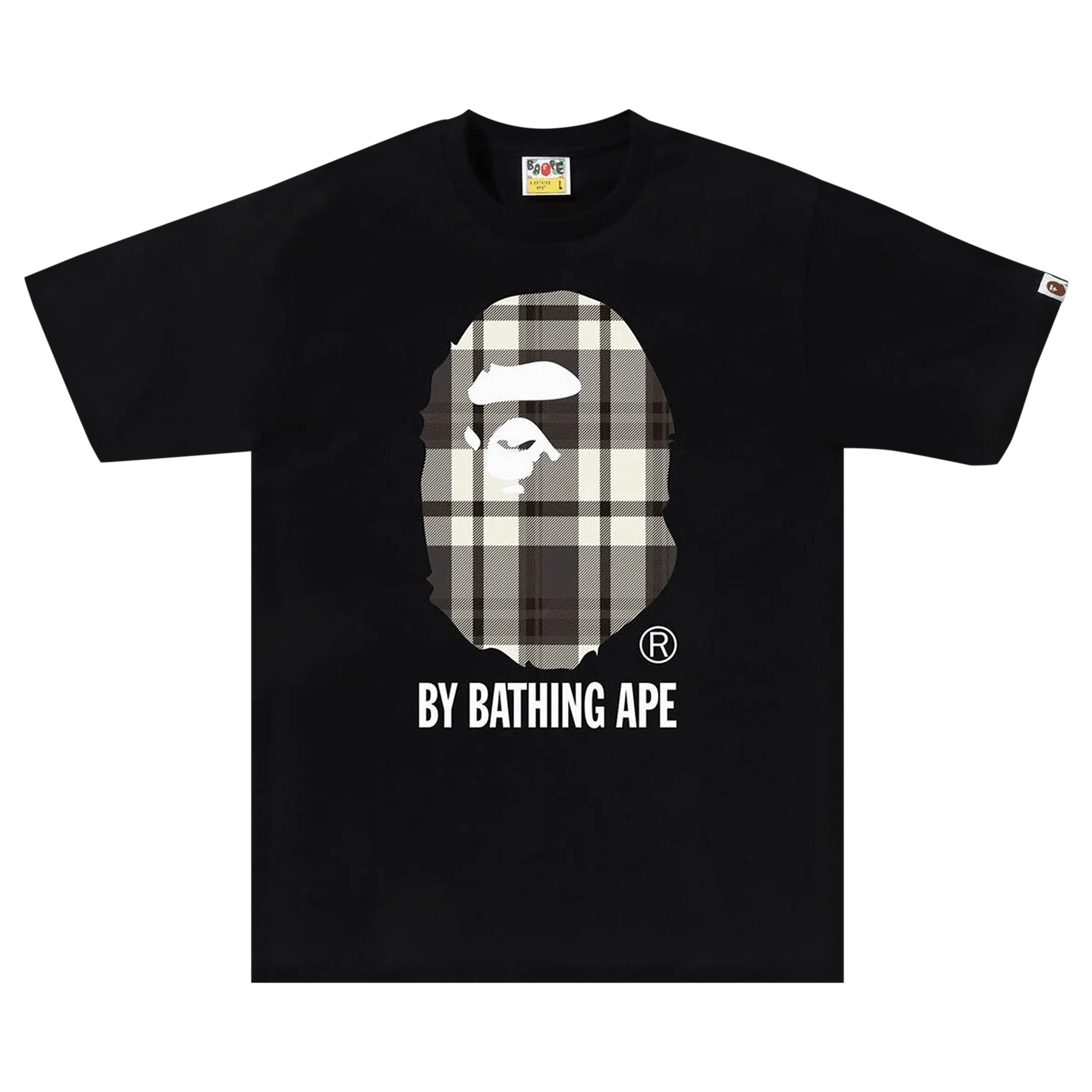 BAPE Check By Bathing Ape Tee 'Black'
