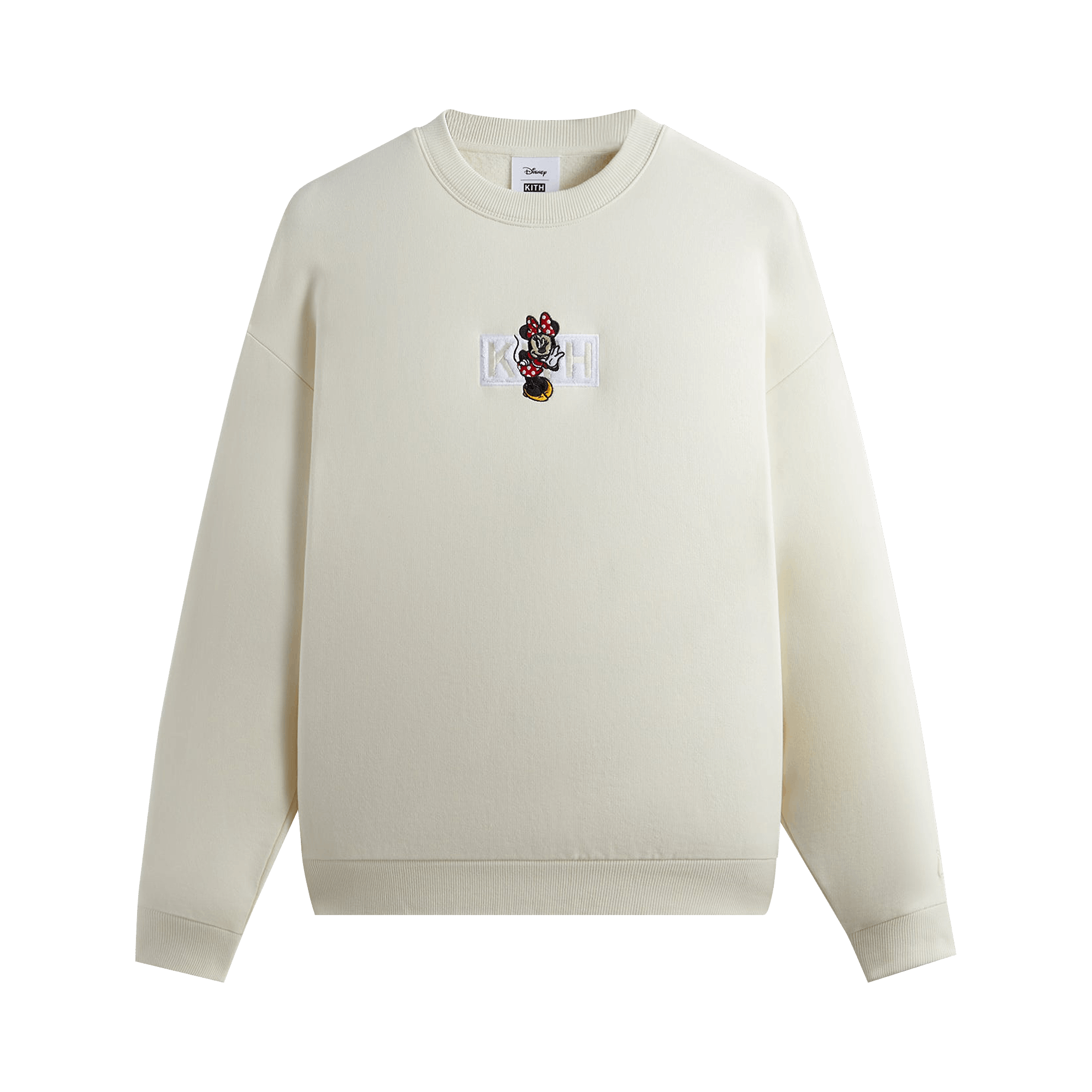 Kith For Mickey & Friends Cyber Monday Minnie Classic Logo Crewneck 'Sandrift'