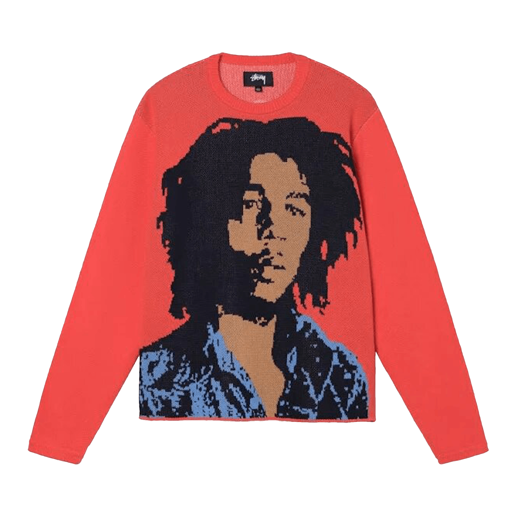 Stussy Bob Marley Sweater 'Red'
