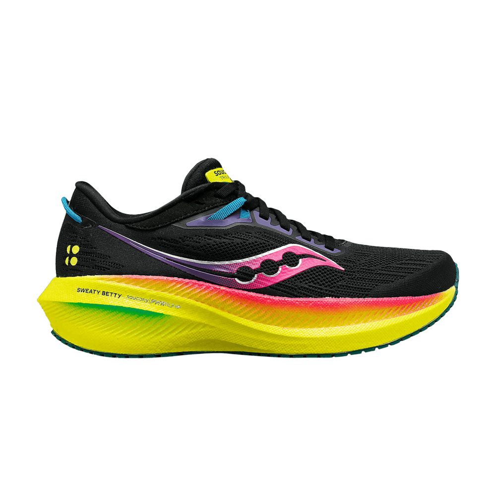 Sweaty Betty x Saucony Wmns Triumph 21 'Black Pink Citron'