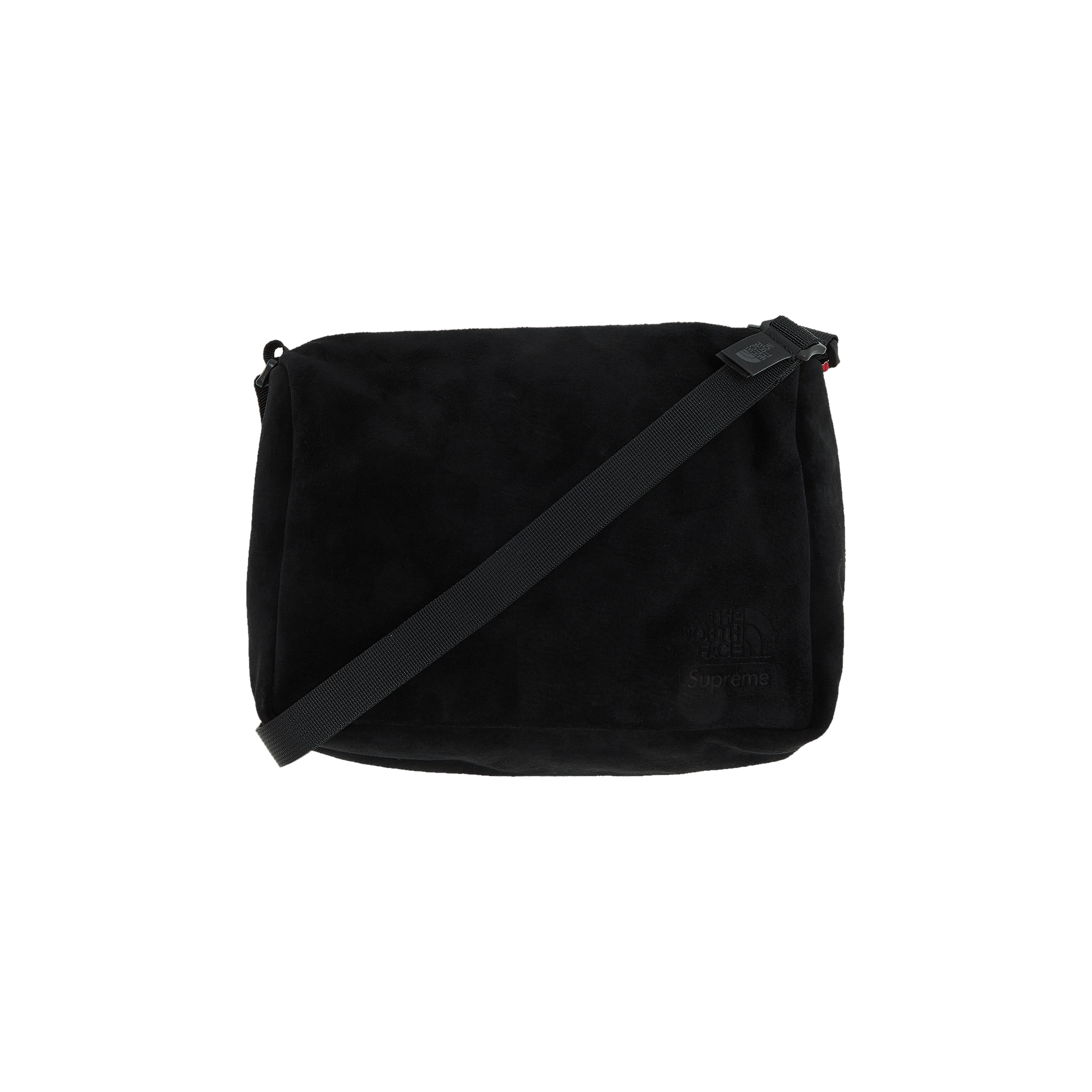 Supreme x The North Face Suede Shoulder Bag 'Black'