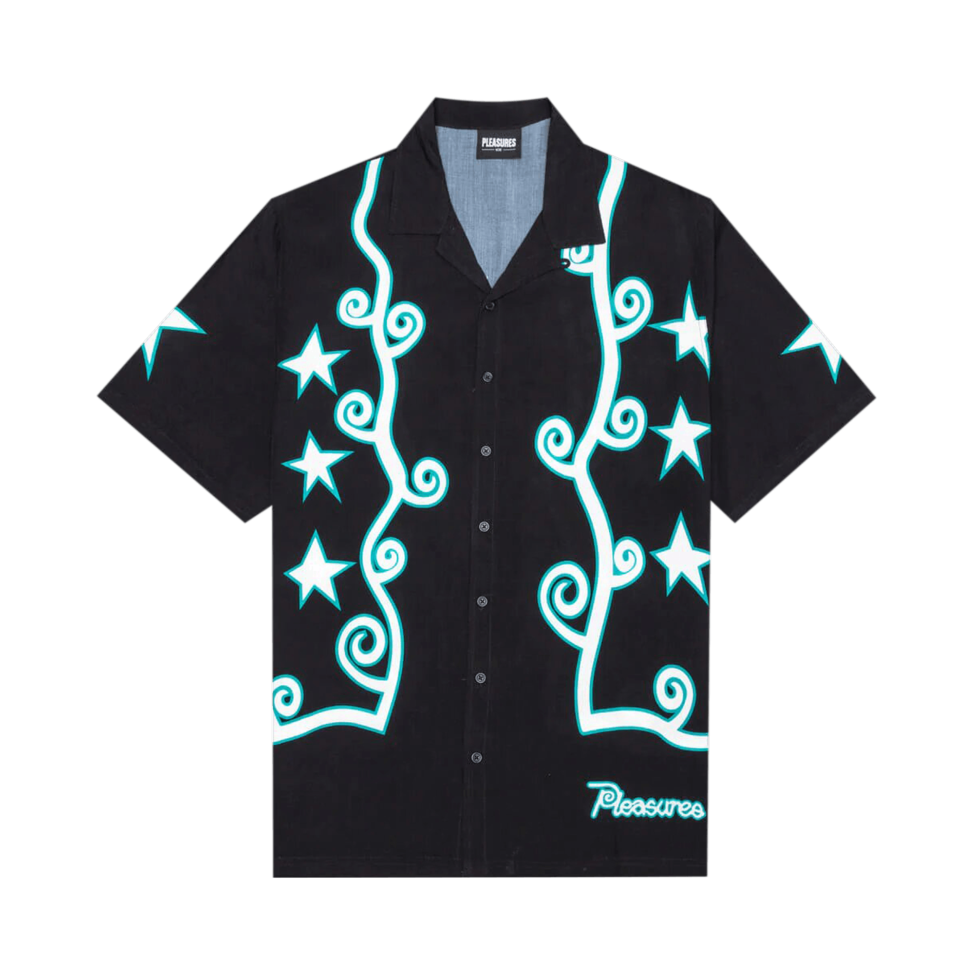 Pleasures Fury Button Down 'Black'