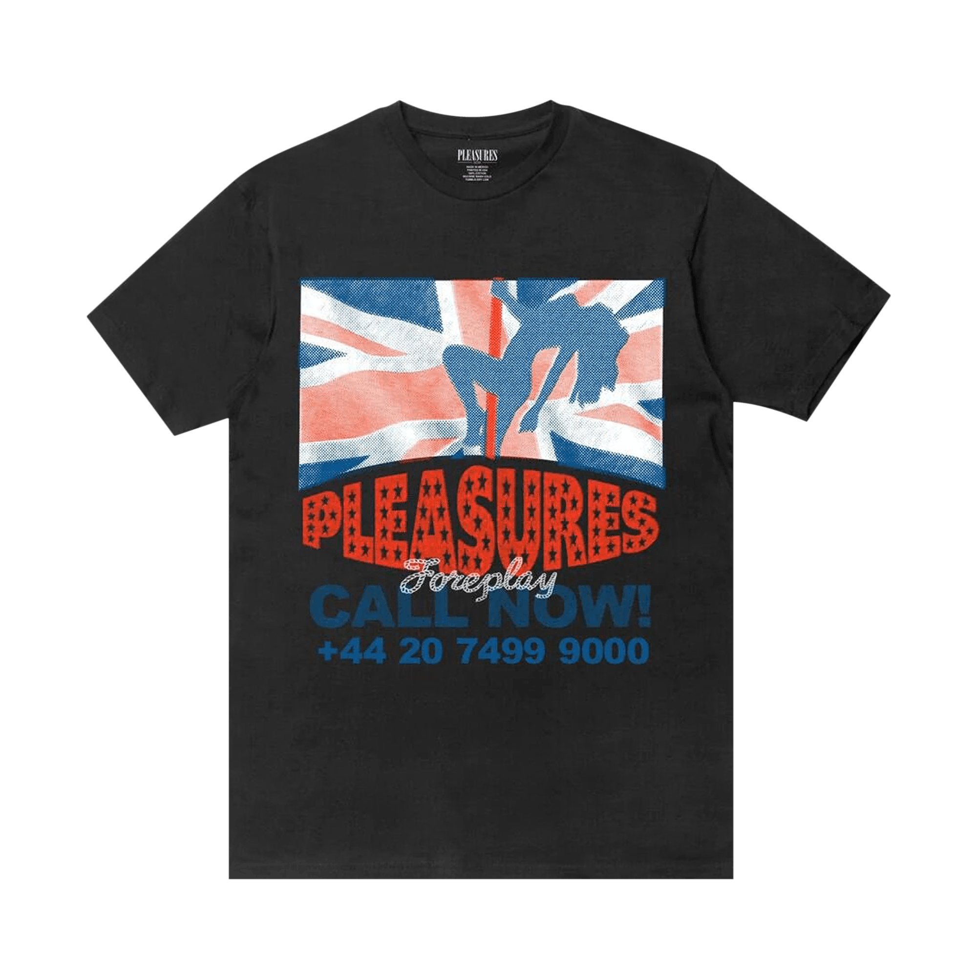 Pleasures Call Now T-Shirt 'Black'