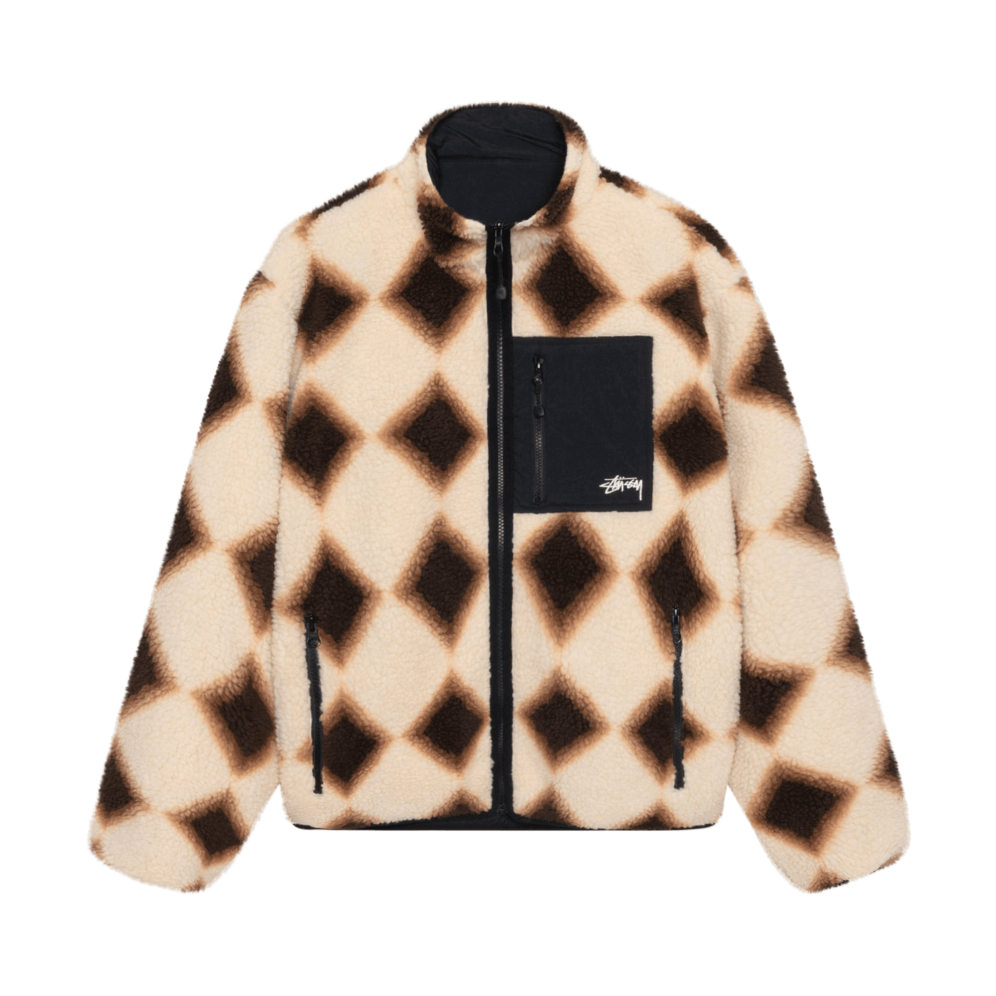 Stussy Sherpa Reversible Jacket 'Tan'