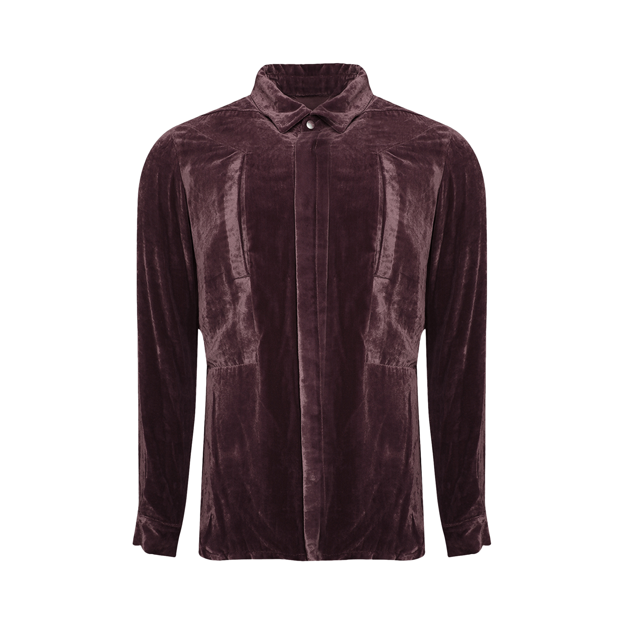 Rick Owens Fogpocket Long-Sleeve Shirt 'Amethyst'