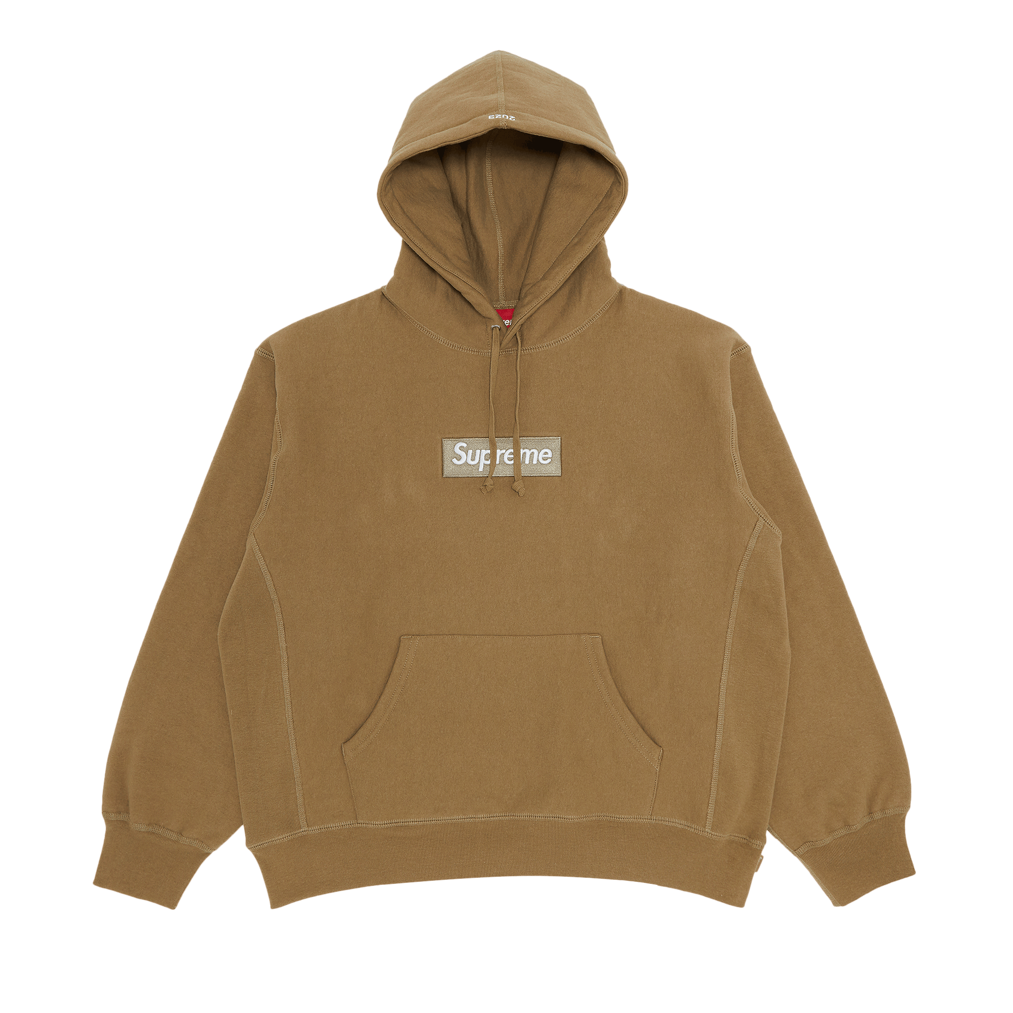 Supreme Box Logo Hooded Sweatshirt 'Dark Sand'