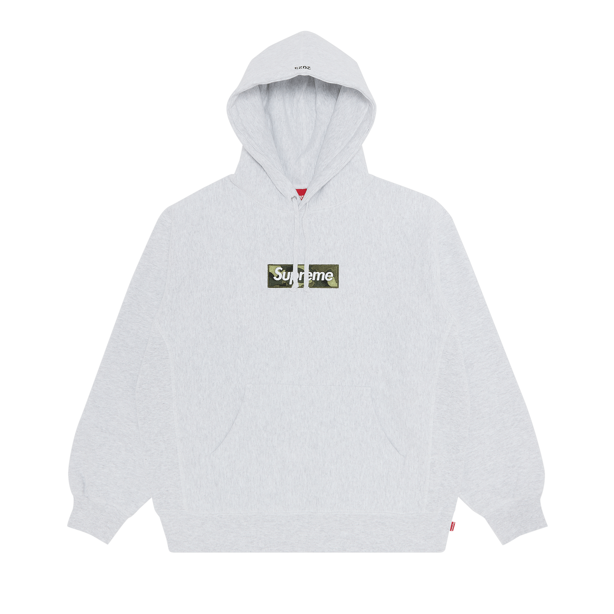 Supreme Box Logo Hooded Sweatshirt 'Ash Grey'