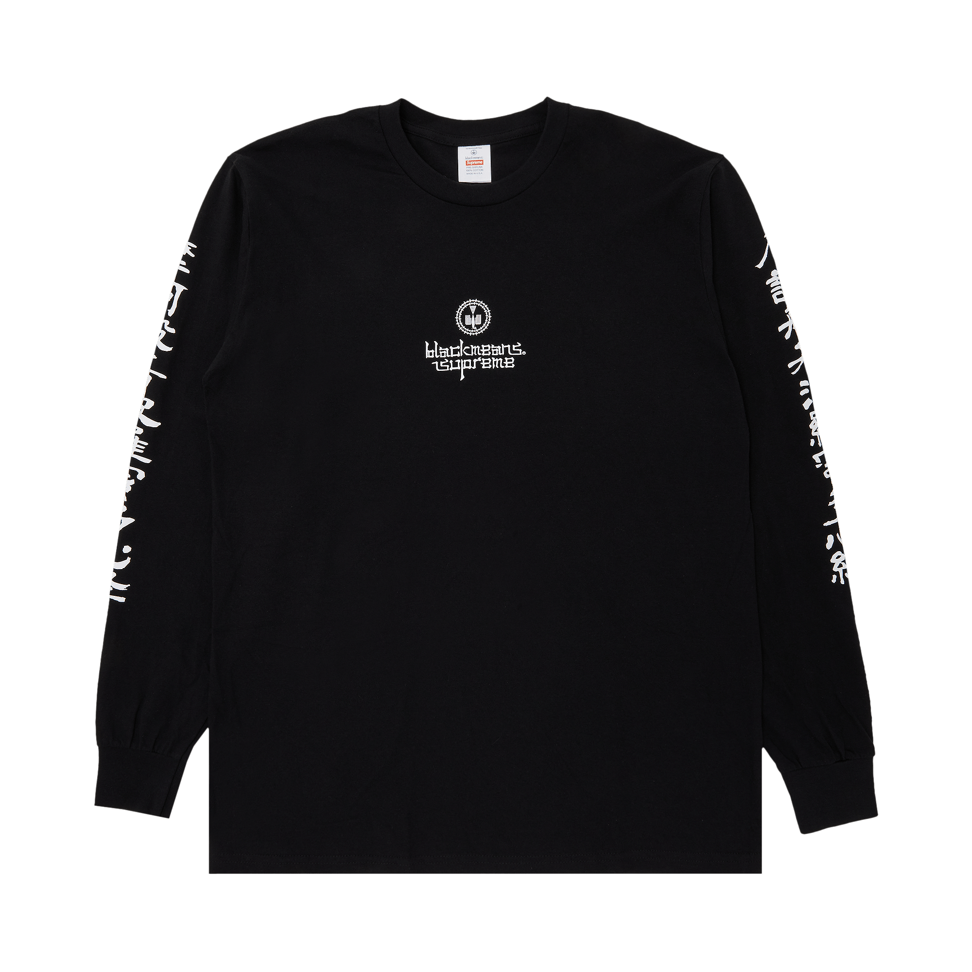 Supreme x blackmeans Long-Sleeve Tee 'Black'
