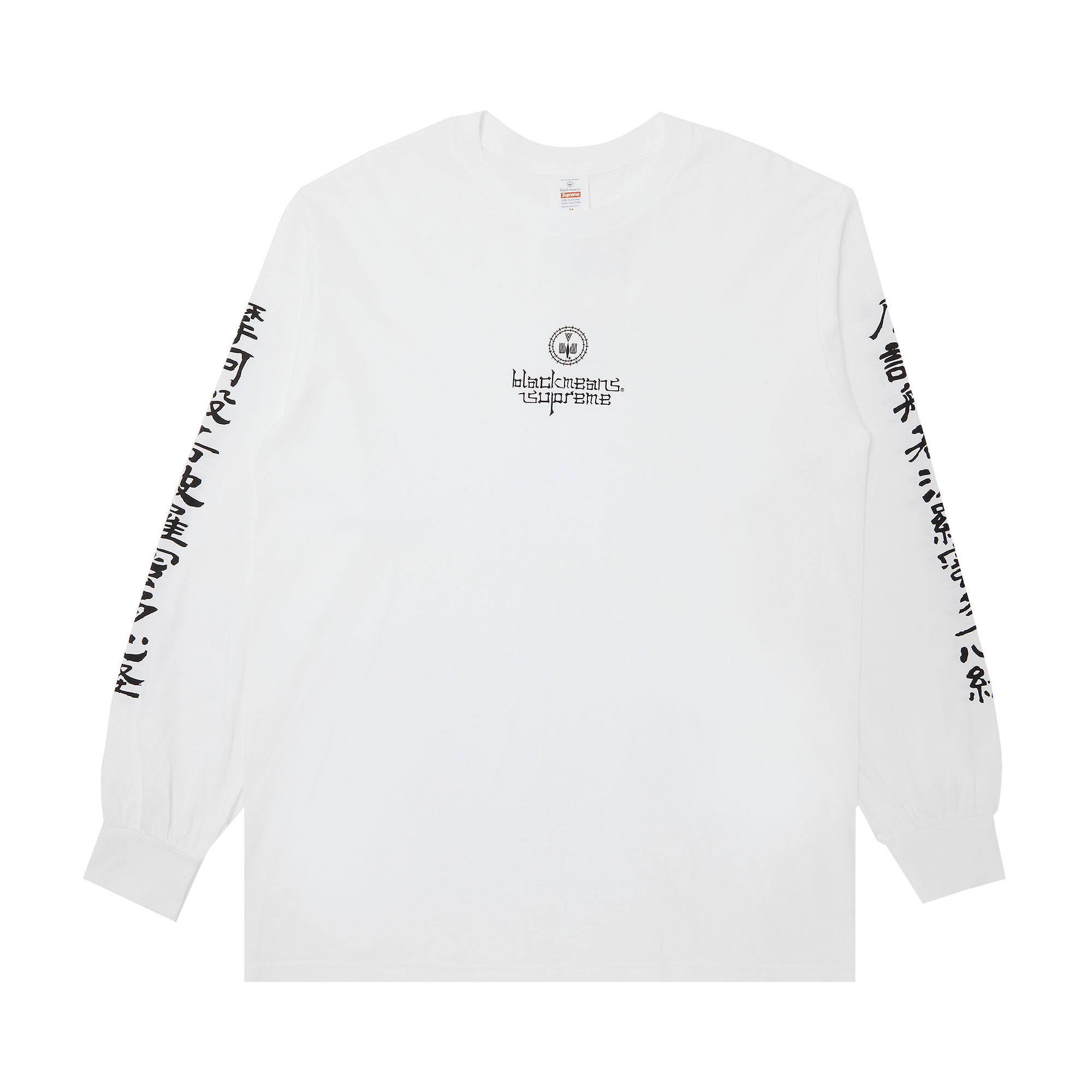 Supreme x blackmeans Long-Sleeve Tee 'White'
