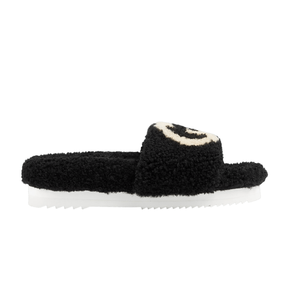 Gucci Wmns Slide 'Interlocking G Merino Wool - Black'