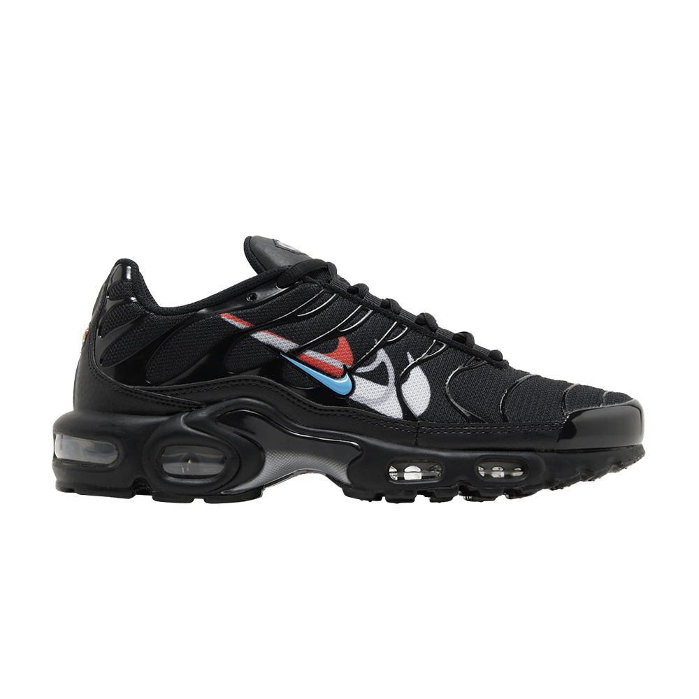 Nike Air Max Plus 'Multi Swoosh - Black Bright Crimson'