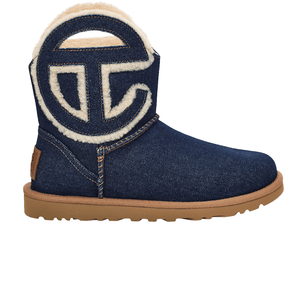 Telfar x UGG Logo Mini Boot 'Indigo Denim'