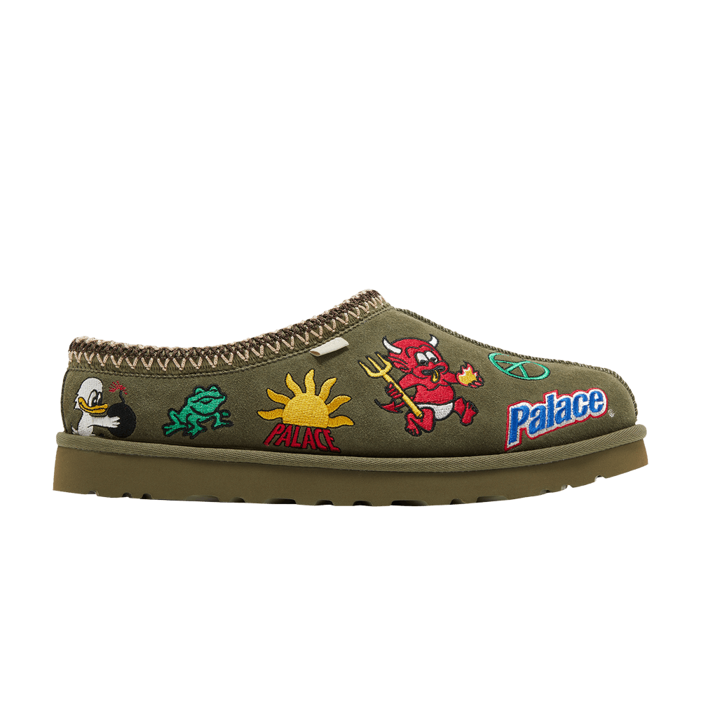 Palace x UGG Tasman Slipper 'Burnt Olive'