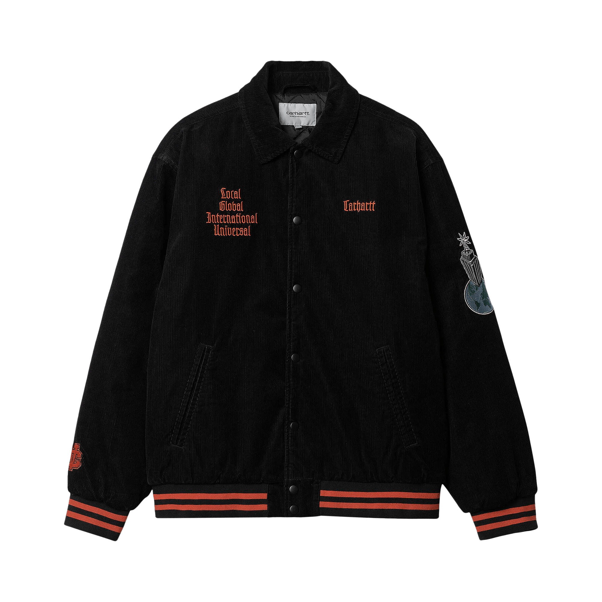 Buy Carhartt WIP Rugged Letterman Jacket 'Blue' - I032436 BLUE | GOAT