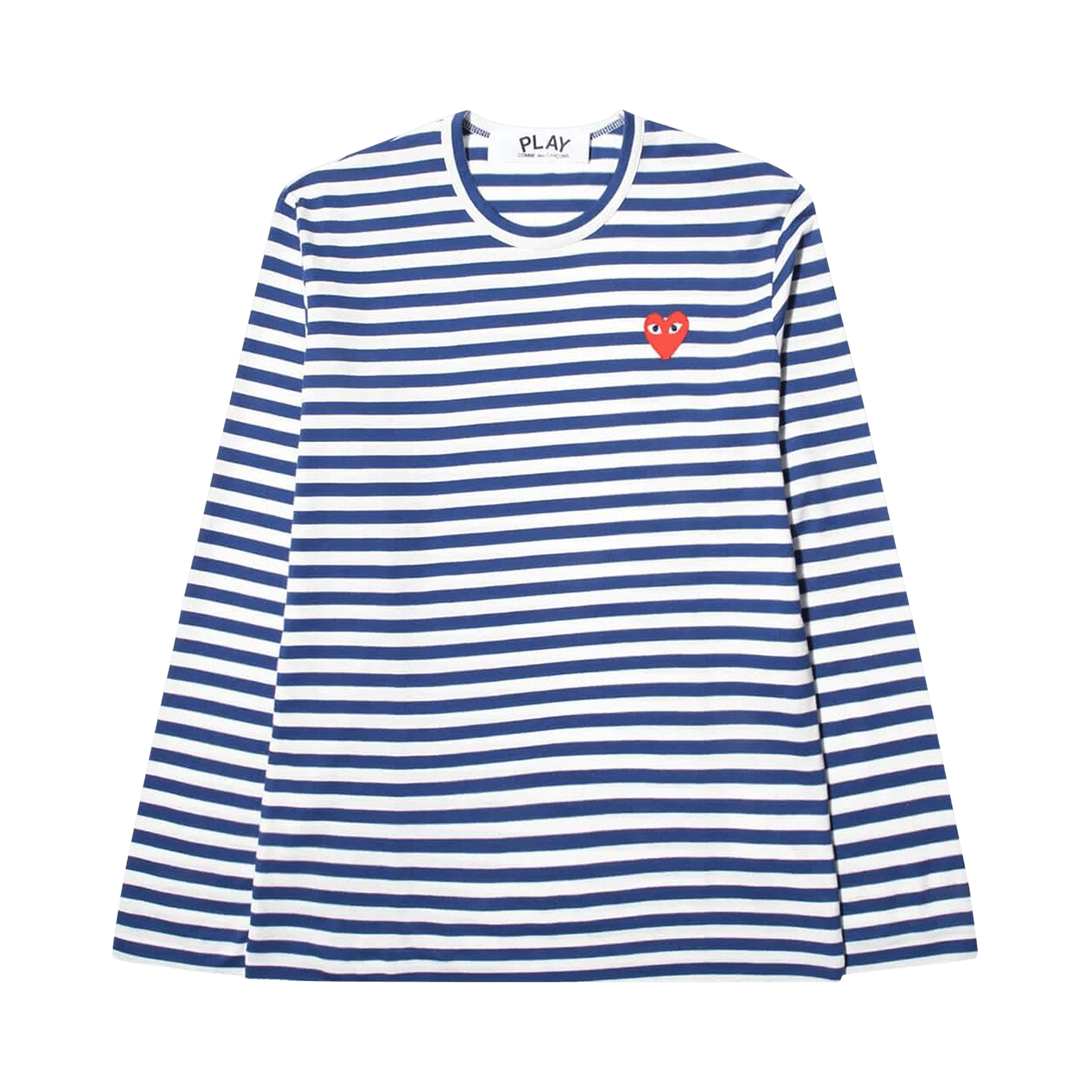 Comme des Garçons PLAY Striped T-Shirt 'Blue/White'