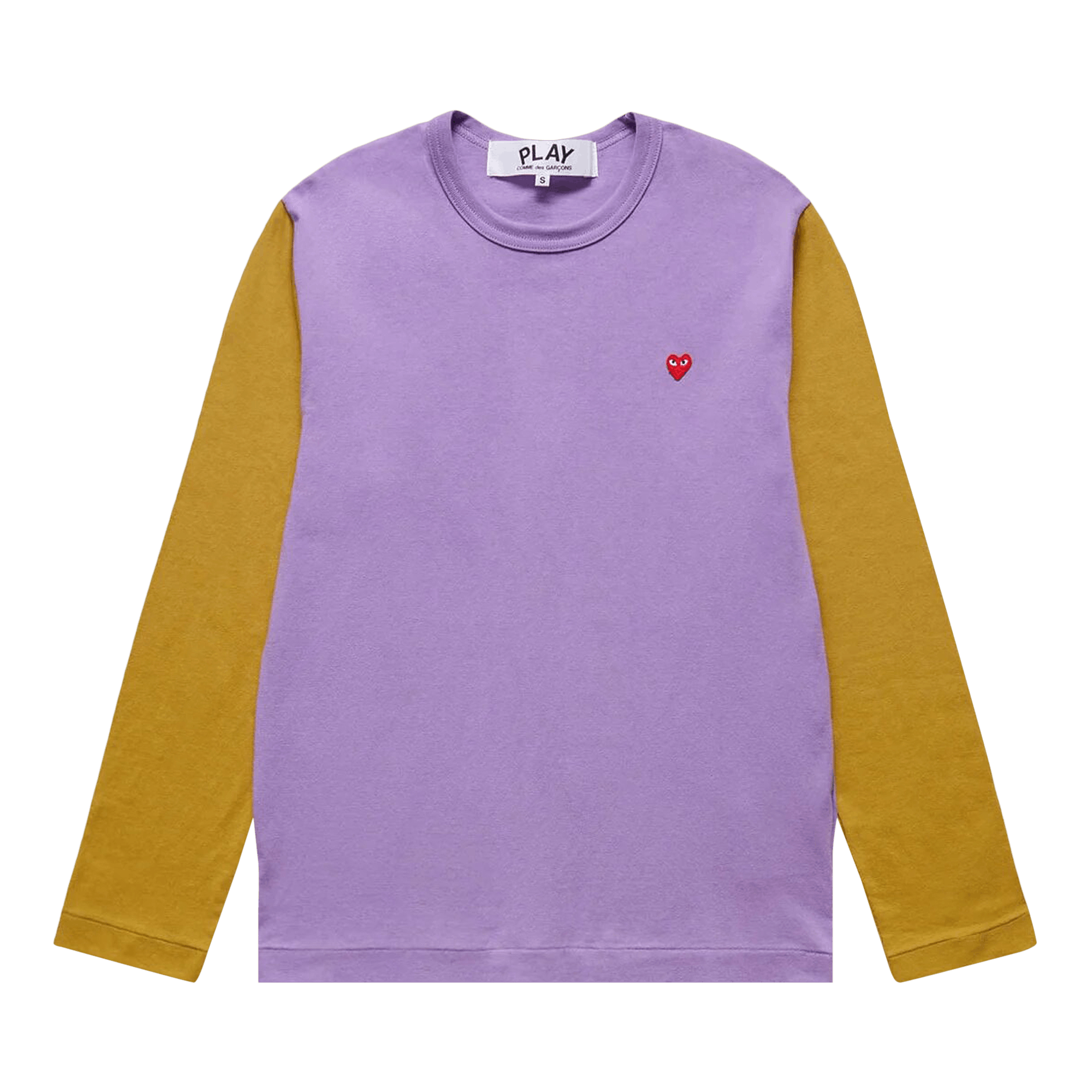 Comme des Garçons PLAY Bi-Colour T-Shirt 'Purple/Olive'