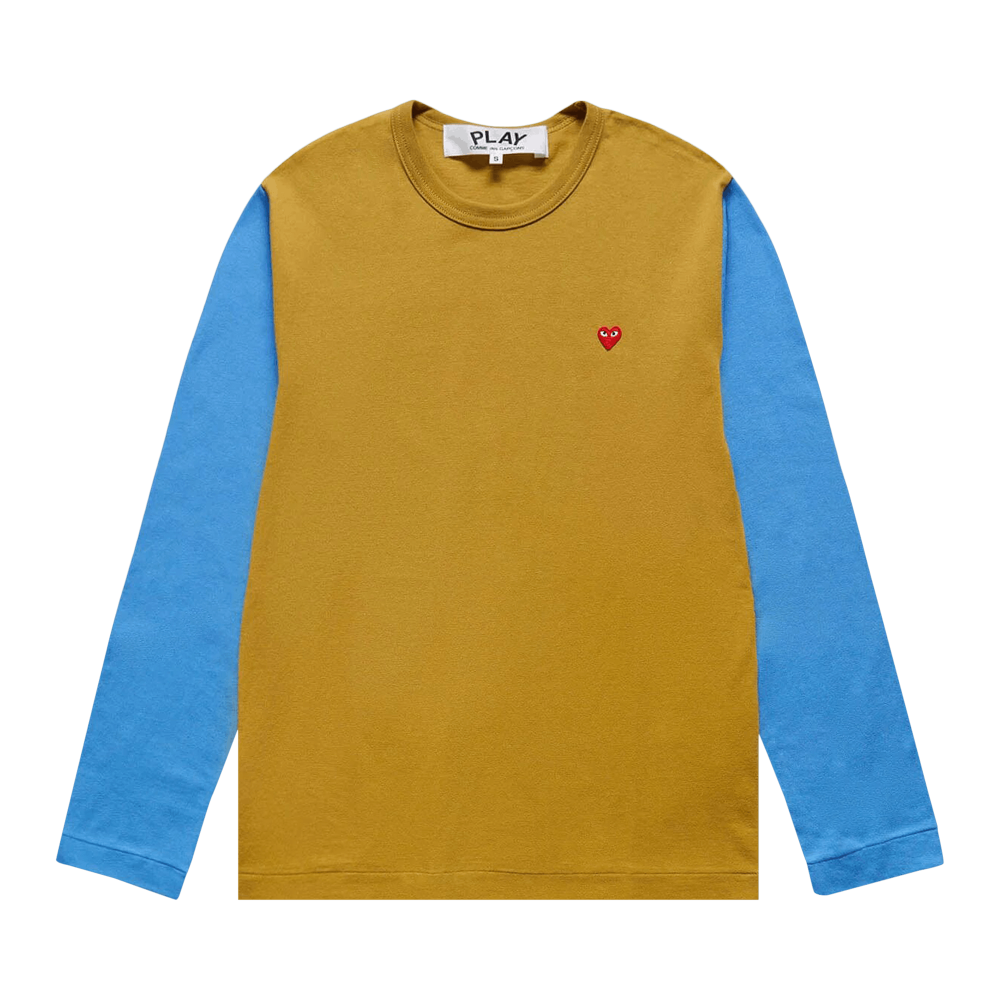 Comme des Garçons PLAY Bi-Colour T-Shirt 'Olive/Blue'
