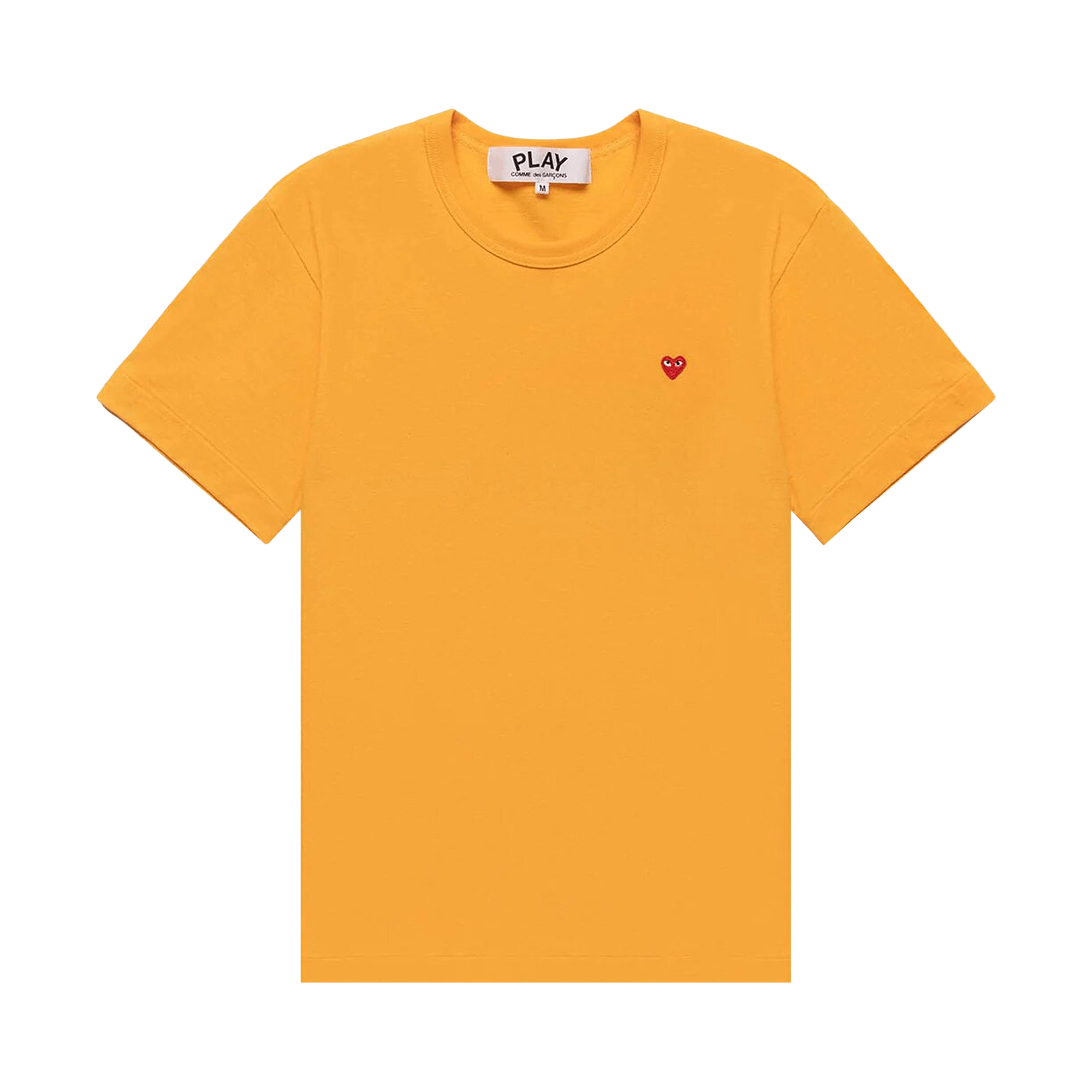 Comme des Garçons PLAY Small Red Heart T-Shirt 'Yellow'