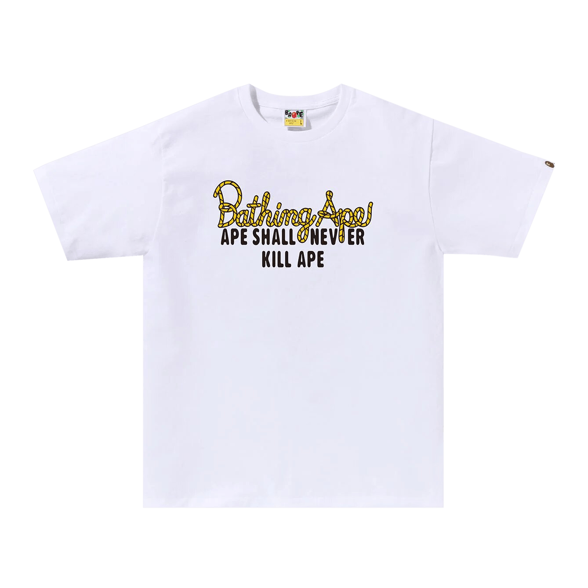 BAPE Champion Logo Tee 'White'
