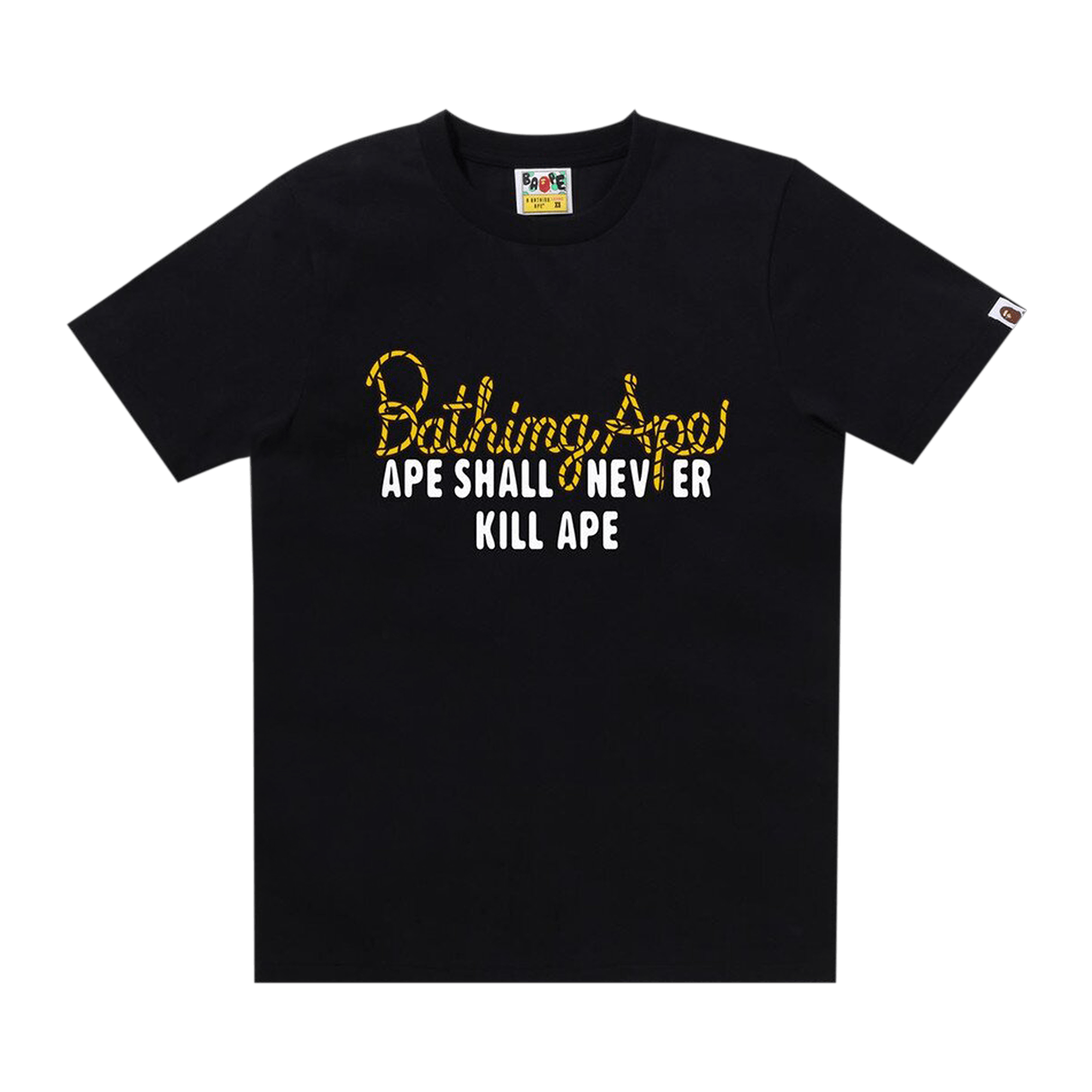 BAPE Champion Logo Tee 'Black'