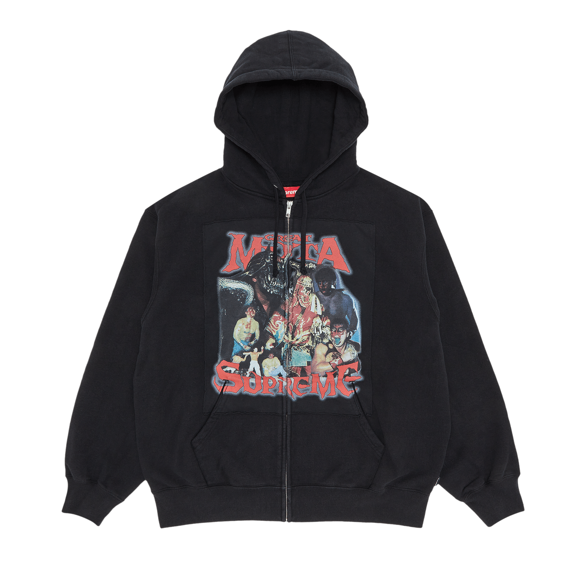 Supreme Muta Zip Up Hooded Sweatshirt 'Black'