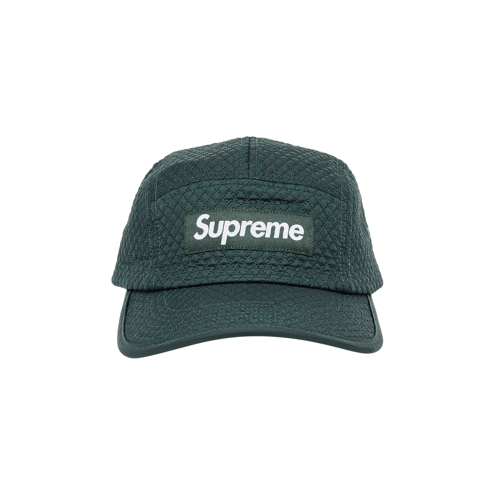 Supreme Micro Quilted Camp Cap 'Pine'