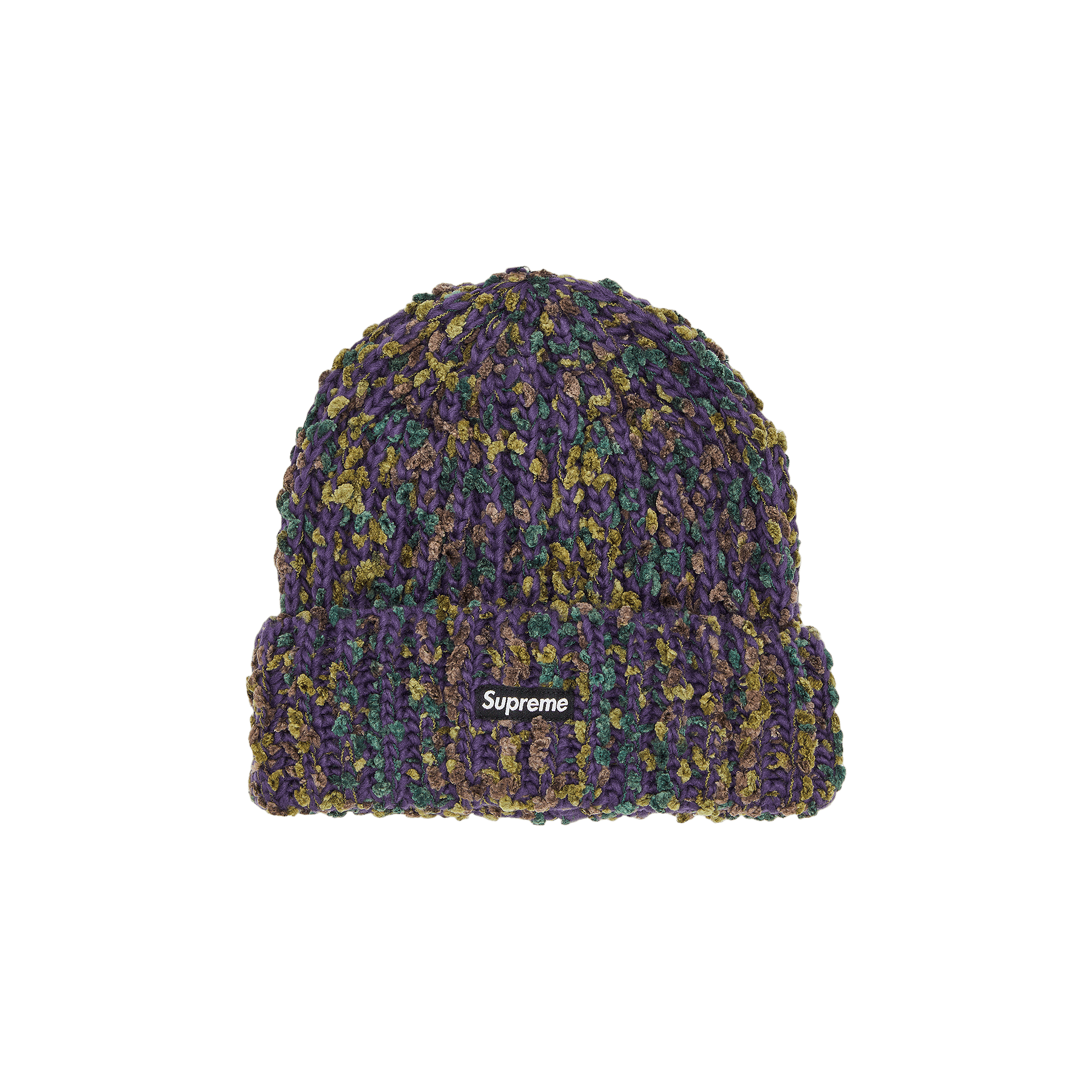 Supreme Chenille Beanie 'Dark Purple'