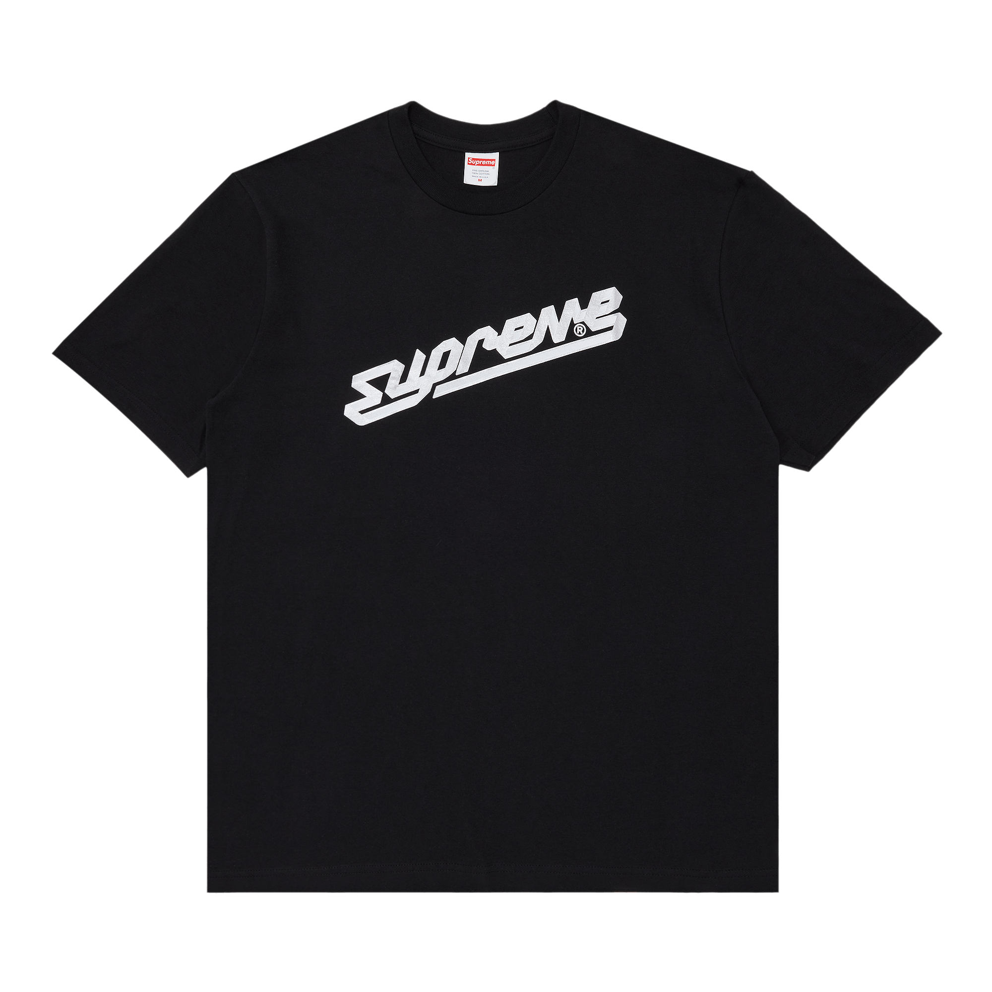 Supreme Banner Tee 'Black'