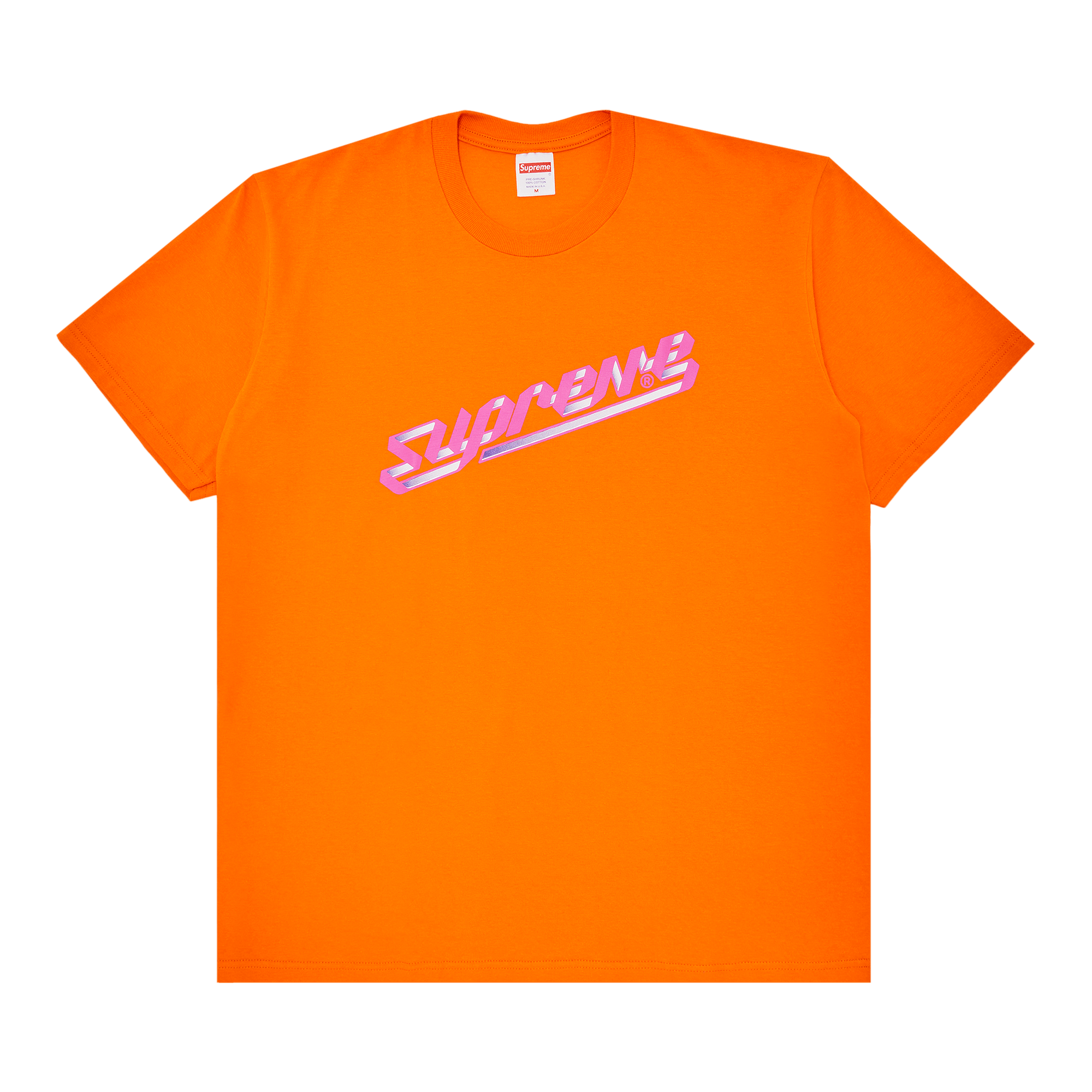 Supreme Banner Tee 'Orange'