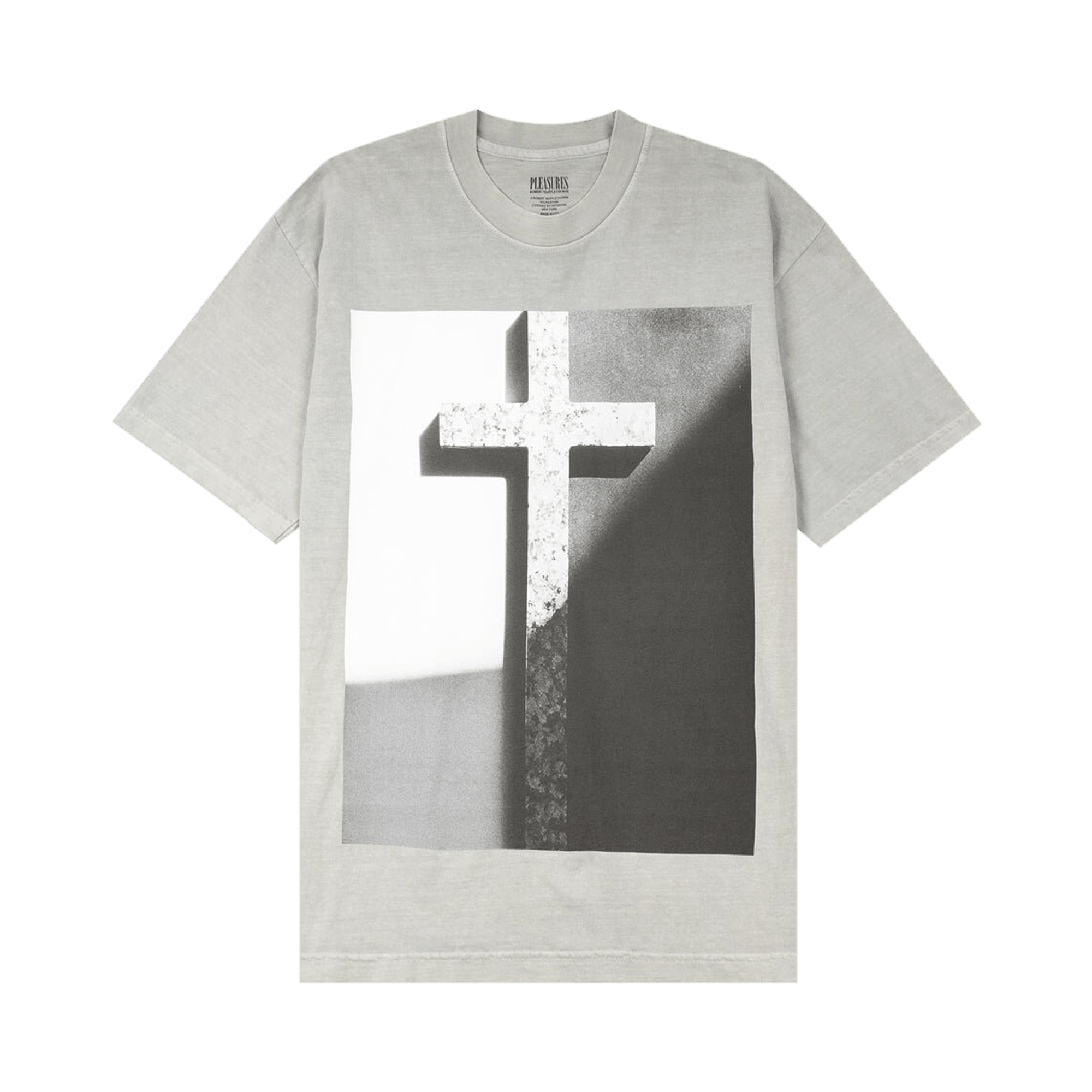 Pleasures Cross T-Shirt 'Grey'