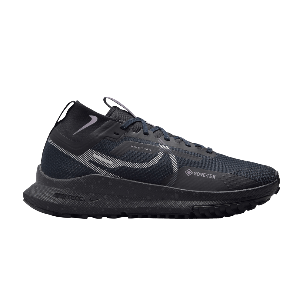 Nike Wmns React Pegasus Trail 4 GORE-TEX 'Dark Obsidian Metallic Silver'