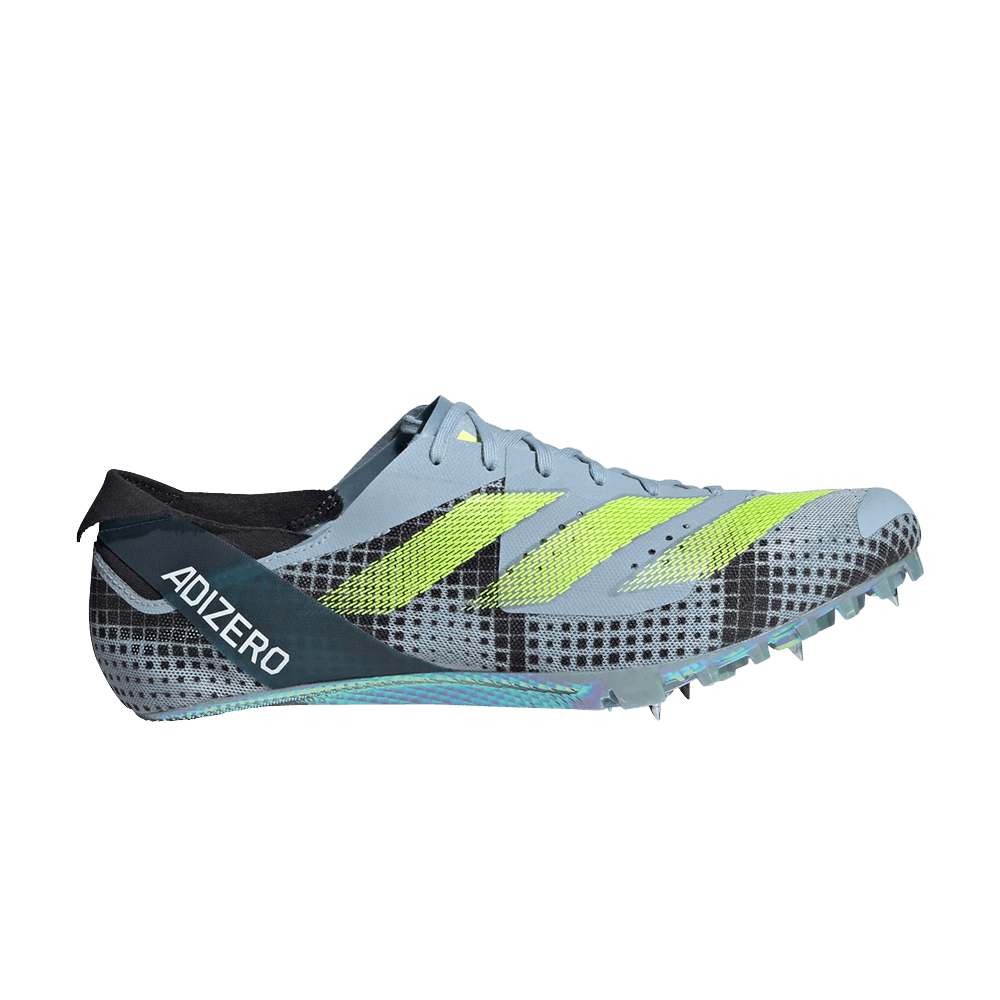 adidas Adizero Finesse Spikes 'Wonder Blue Lucid Lemon'