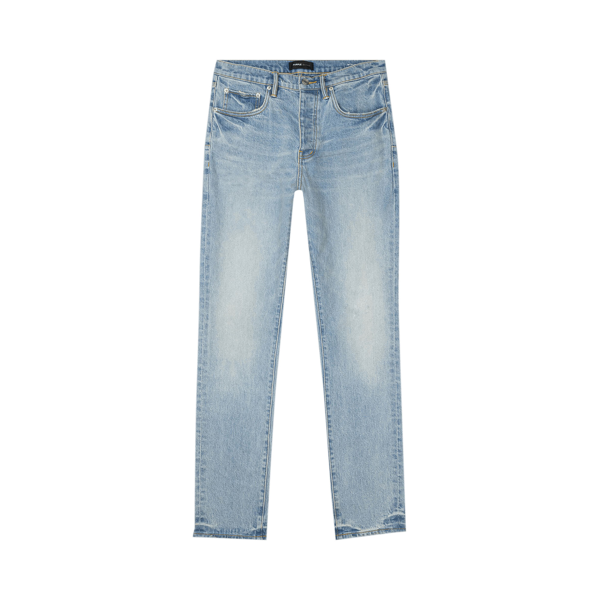 PURPLE BRAND Subtle Dirty Jeans 'Light Indigo'
